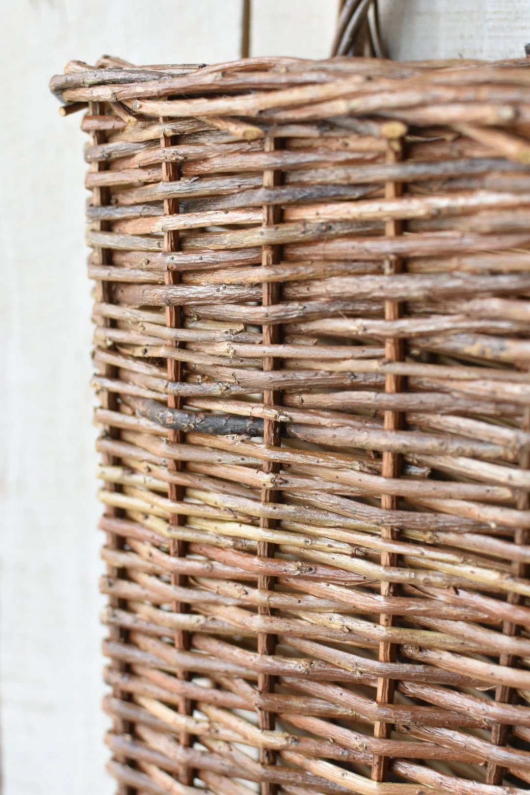 11" x 17" Wicker Basket w/Handle - Image 5