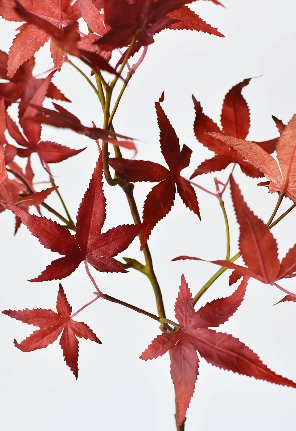 27" Faux Japanese Maple Leaf Stem - Image 3
