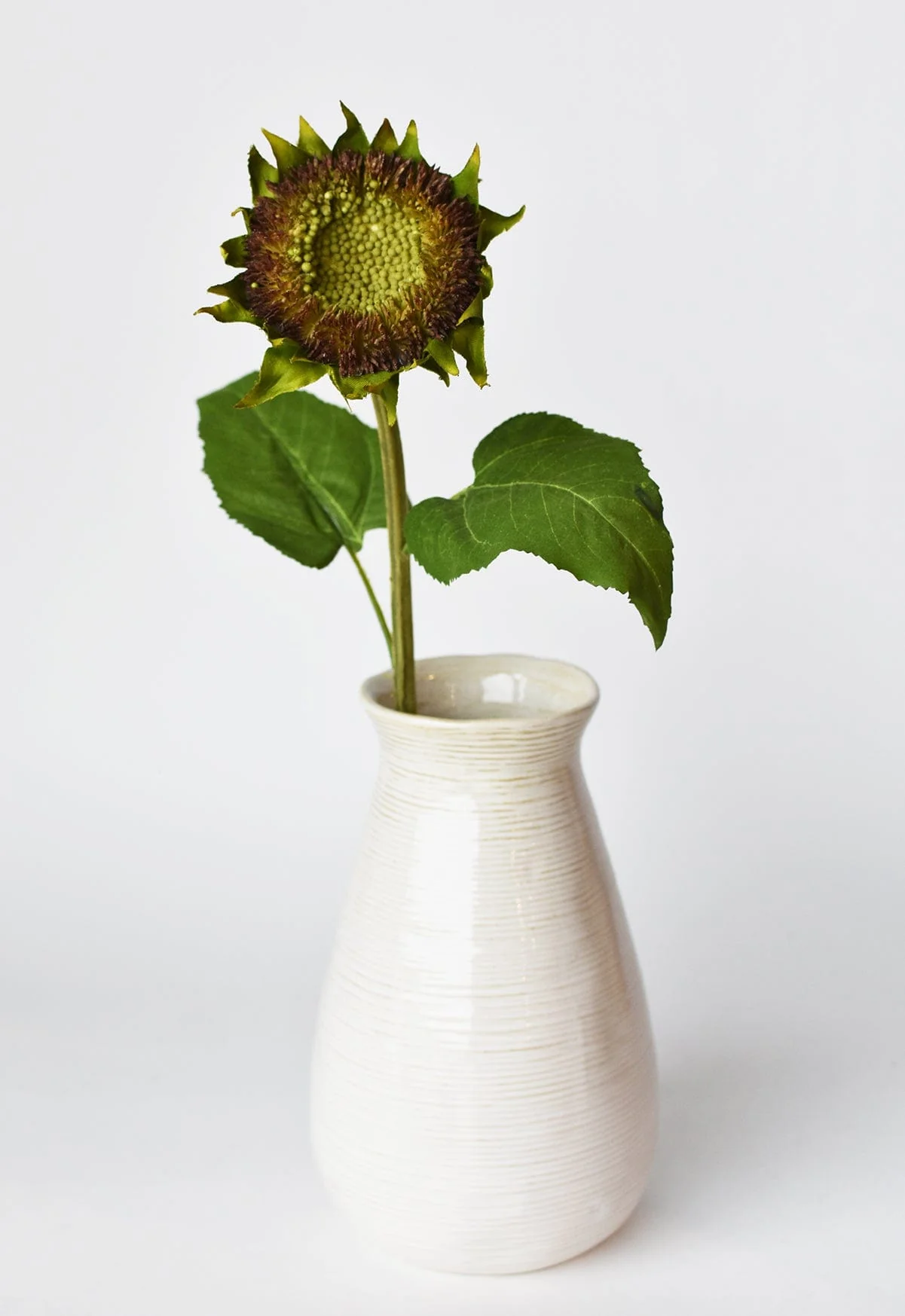 28" Aged Brown Sunflower Stem - Image 2