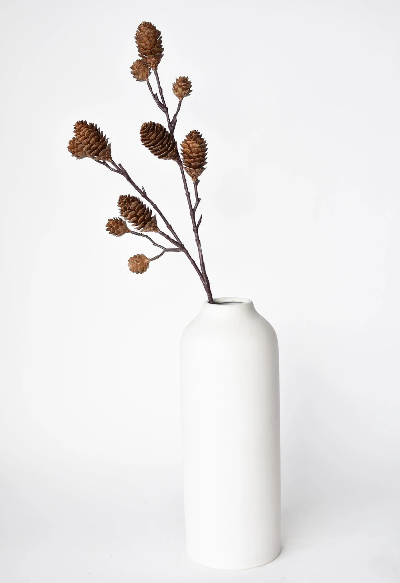 28" Faux Pine Cone Branch Stem - Image 4