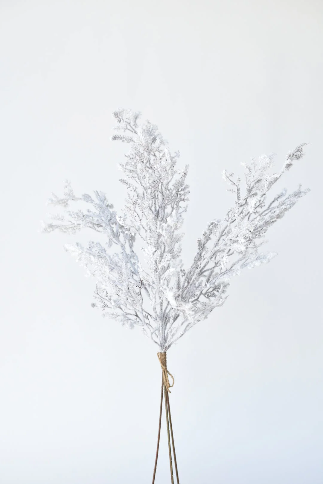29.5" Faux Flocked Twig Bundle (3 Stems) - Image 2
