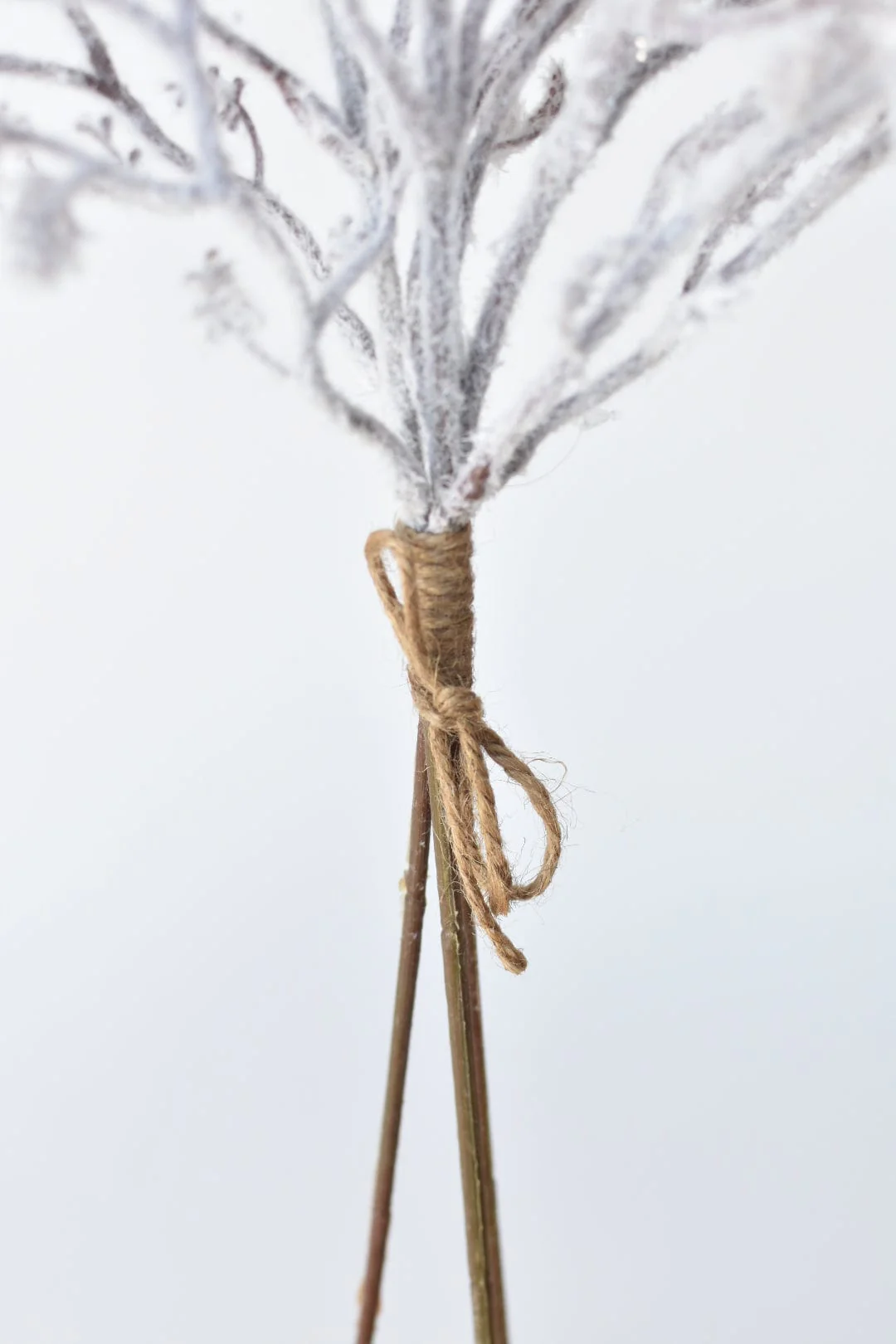 29.5" Faux Flocked Twig Bundle (3 Stems) - Image 3