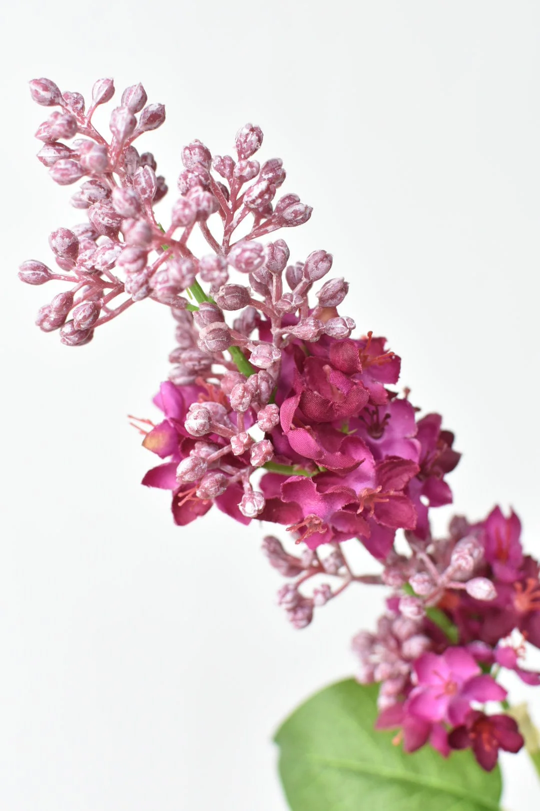 House of JSD 34.5" Faux Vibrant Pink & Purple Lilac Stem - Image 4