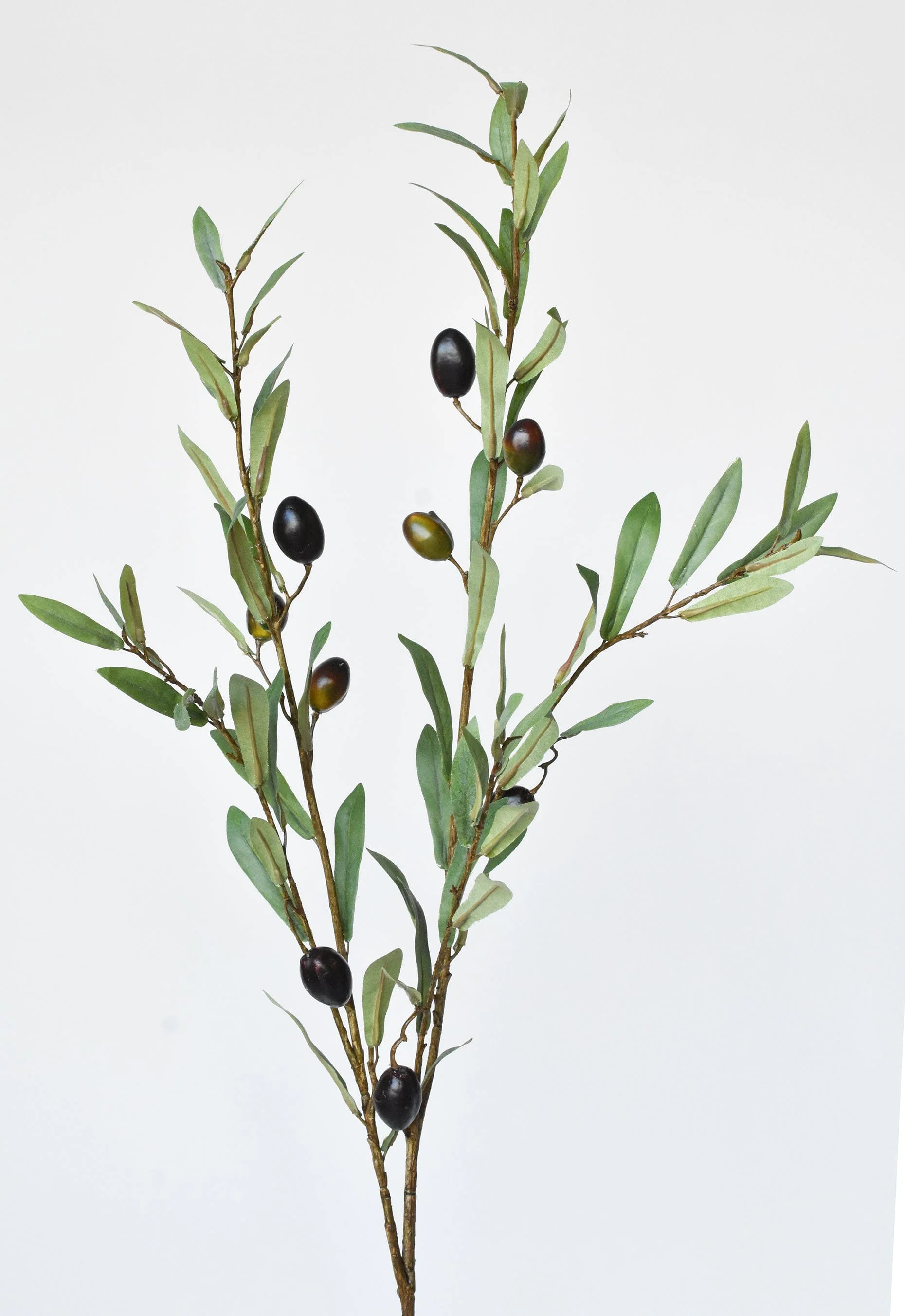 39" Faux Green Olive Stem - Image 2