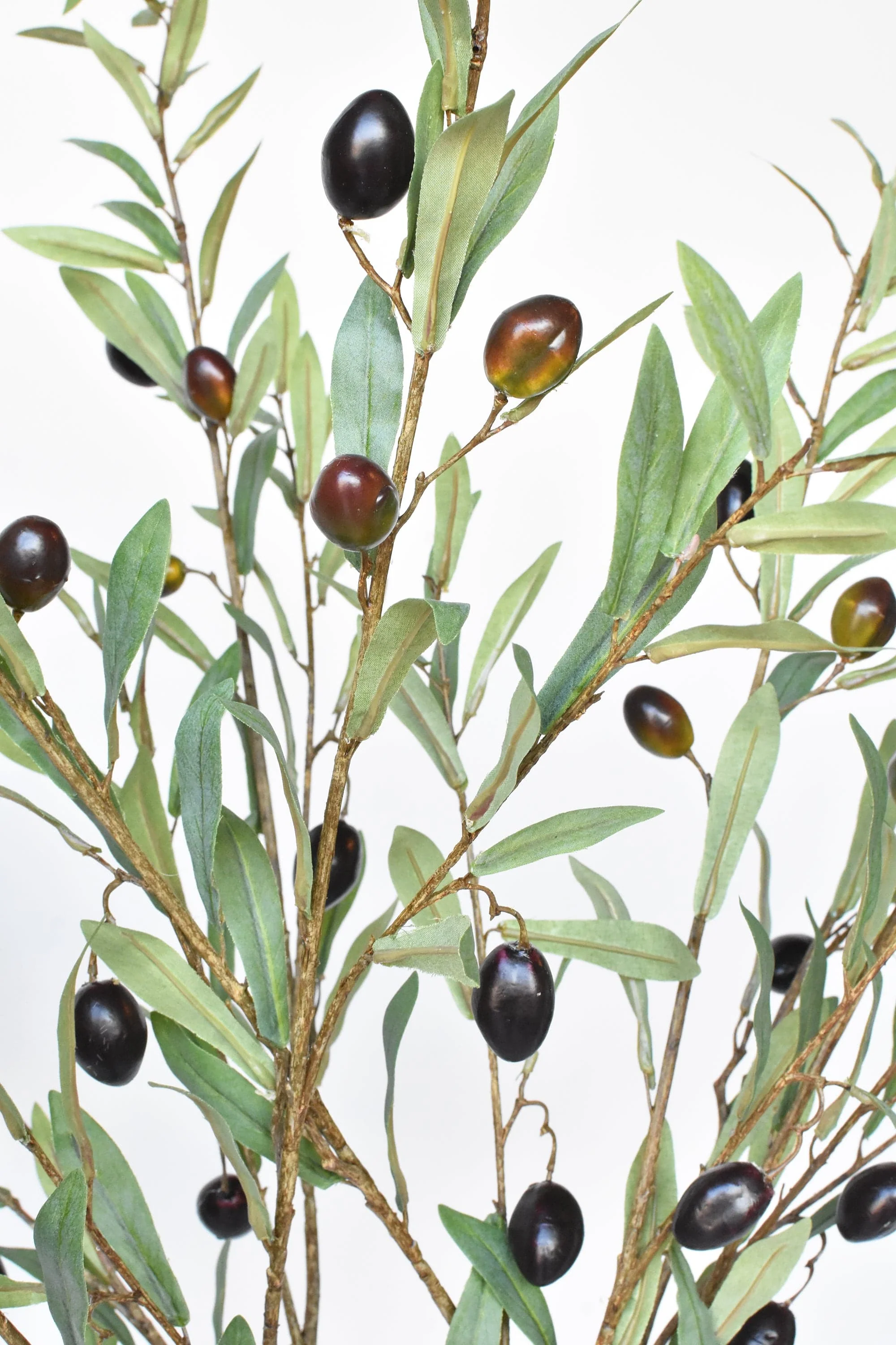 39" Faux Green Olive Stem - Image 5