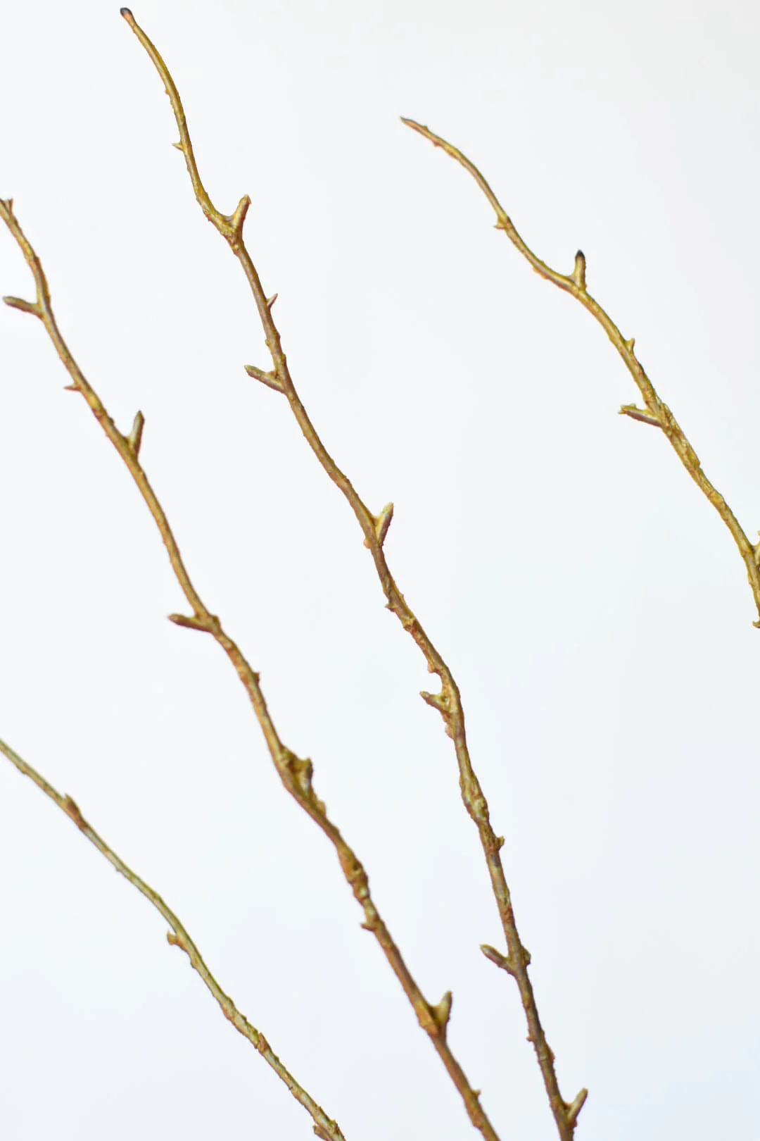 40" Faux Light Brown Twig Branch Stem - Image 2