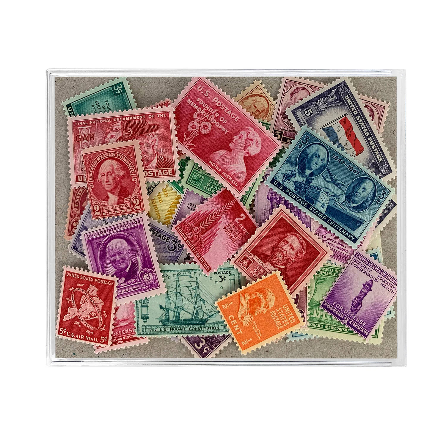 40 U.S. Postage Stamps from 1910-1940 - Image 3