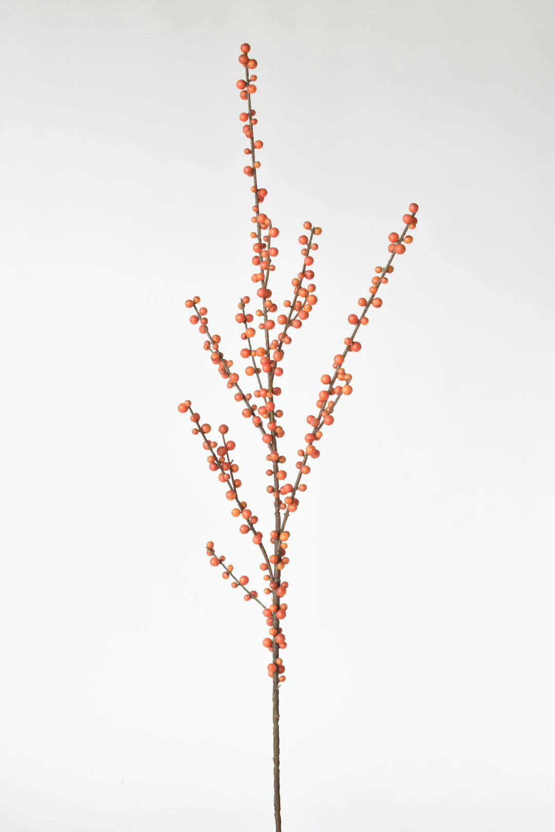 43" Faux Outdoor Orange Berry Stem - Image 4