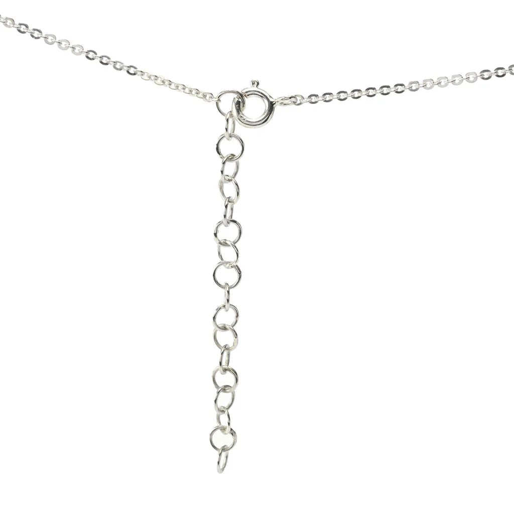 Artisan Silver by Samuel B. 18K Gold Accented White Topaz Bow Necklace - Image 2
