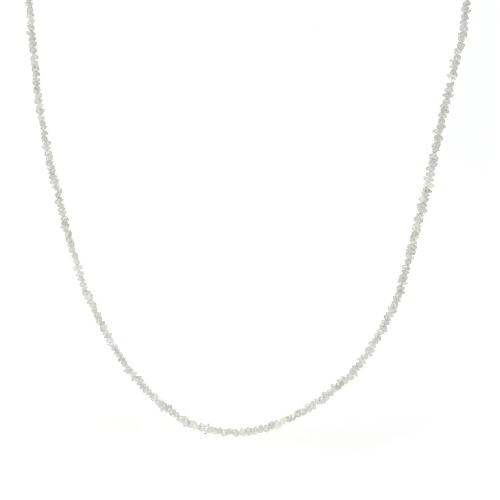 Artisan Silver by Samuel B. Rough Diamond Strand 16"+2" Necklace - Image 2