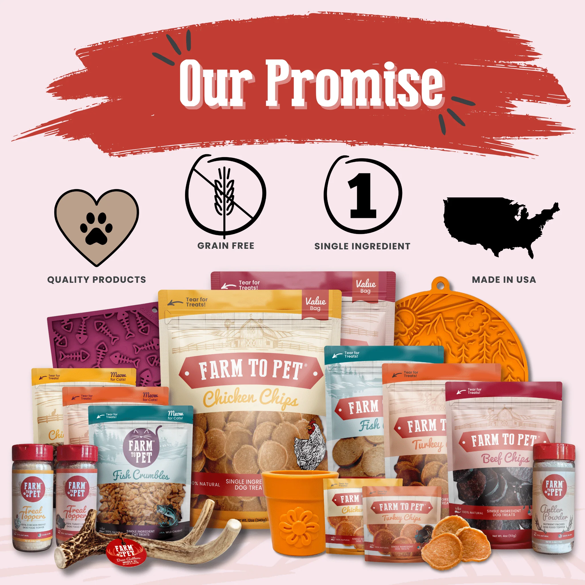 Farm To Pet Single-Ingredient Beef Chips Dog Treats - Image 6