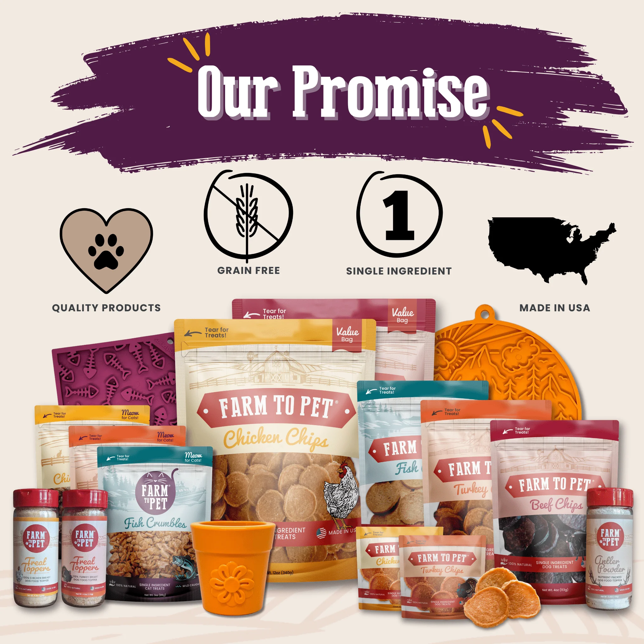 Farm To Pet High Protein Beef Crumbles Cat Treats - Image 7