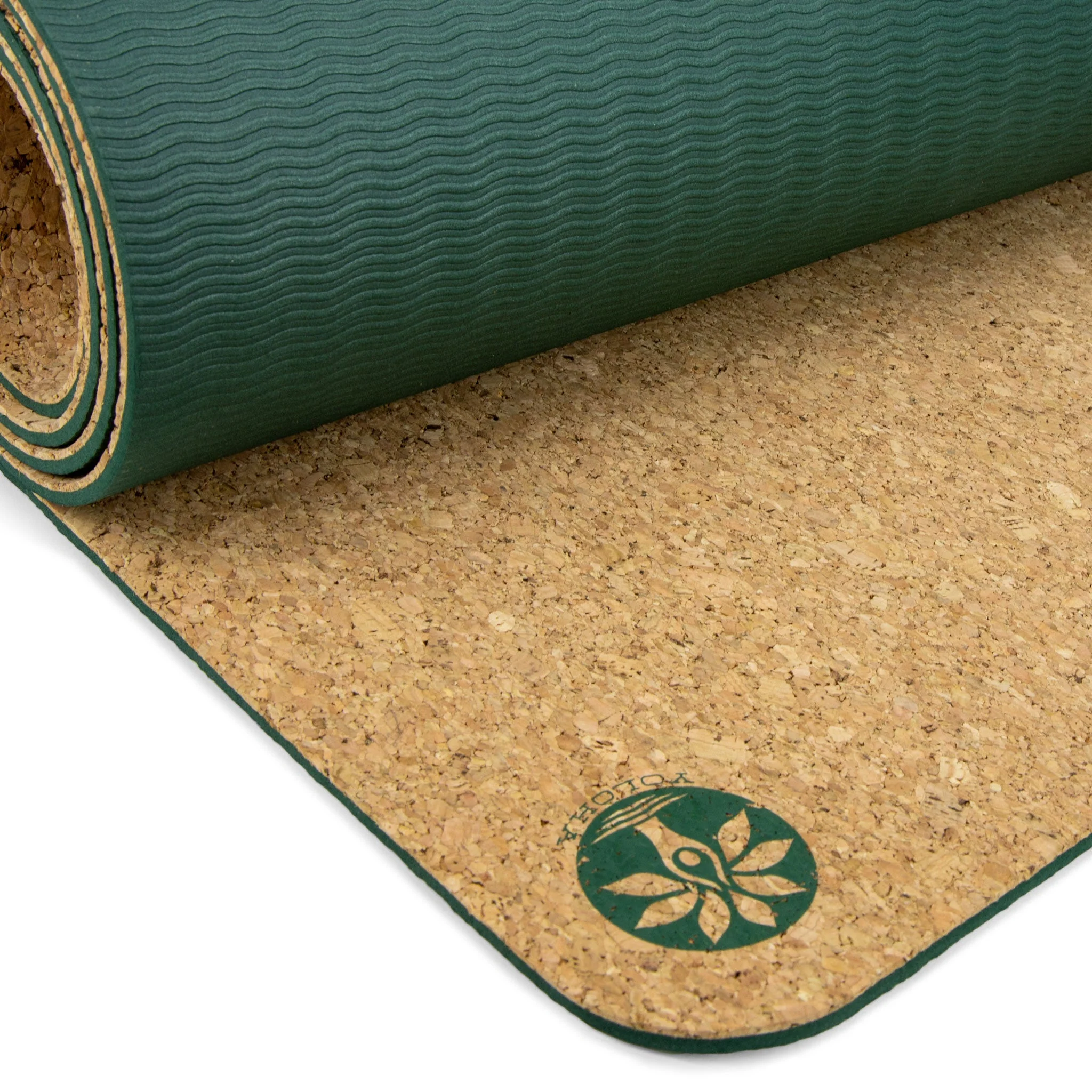 Yoloha Yoga Blossom Original Cork Yoga Mat - Image 2