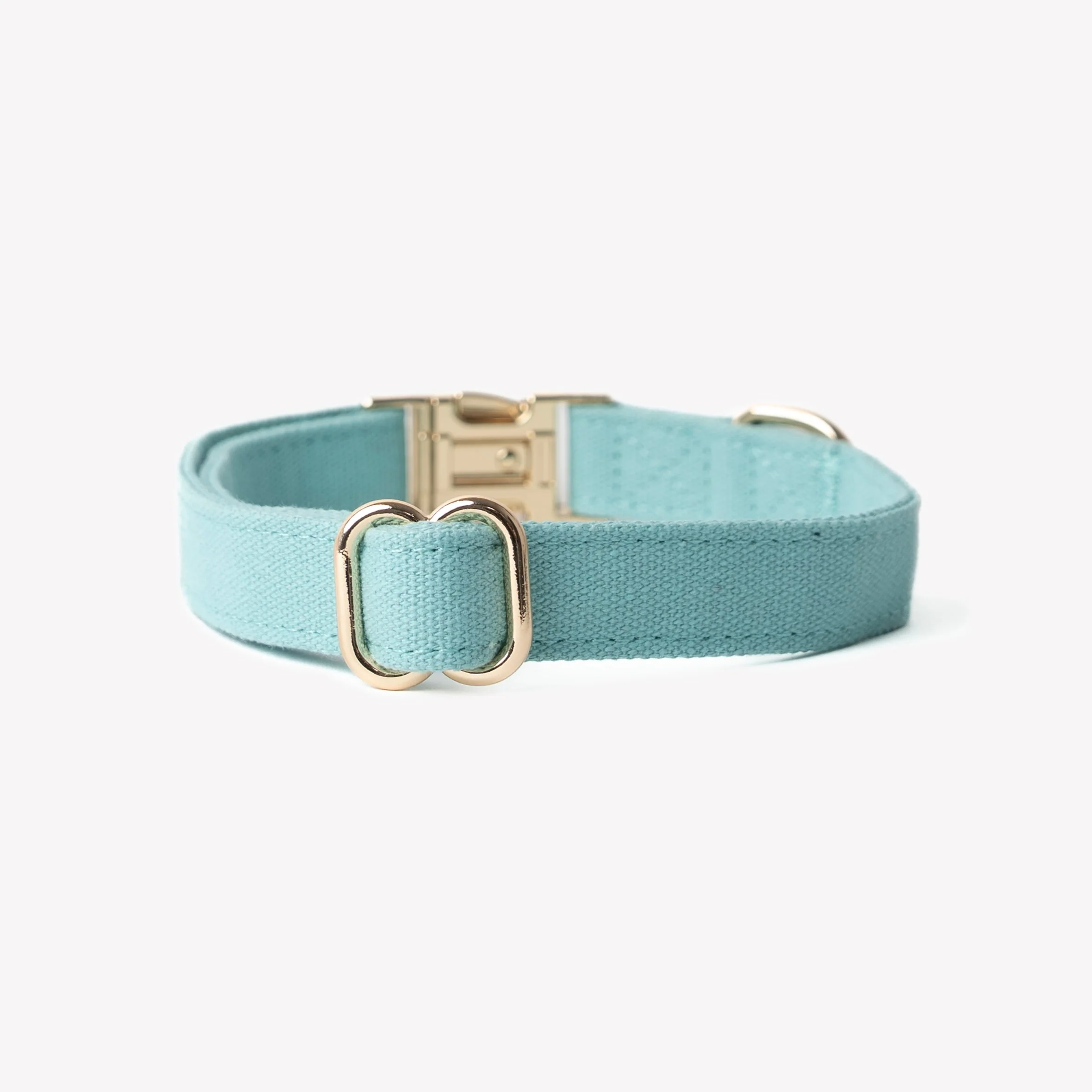 Furlou Blue Canvas Dog Collar Choice of Size - Image 2