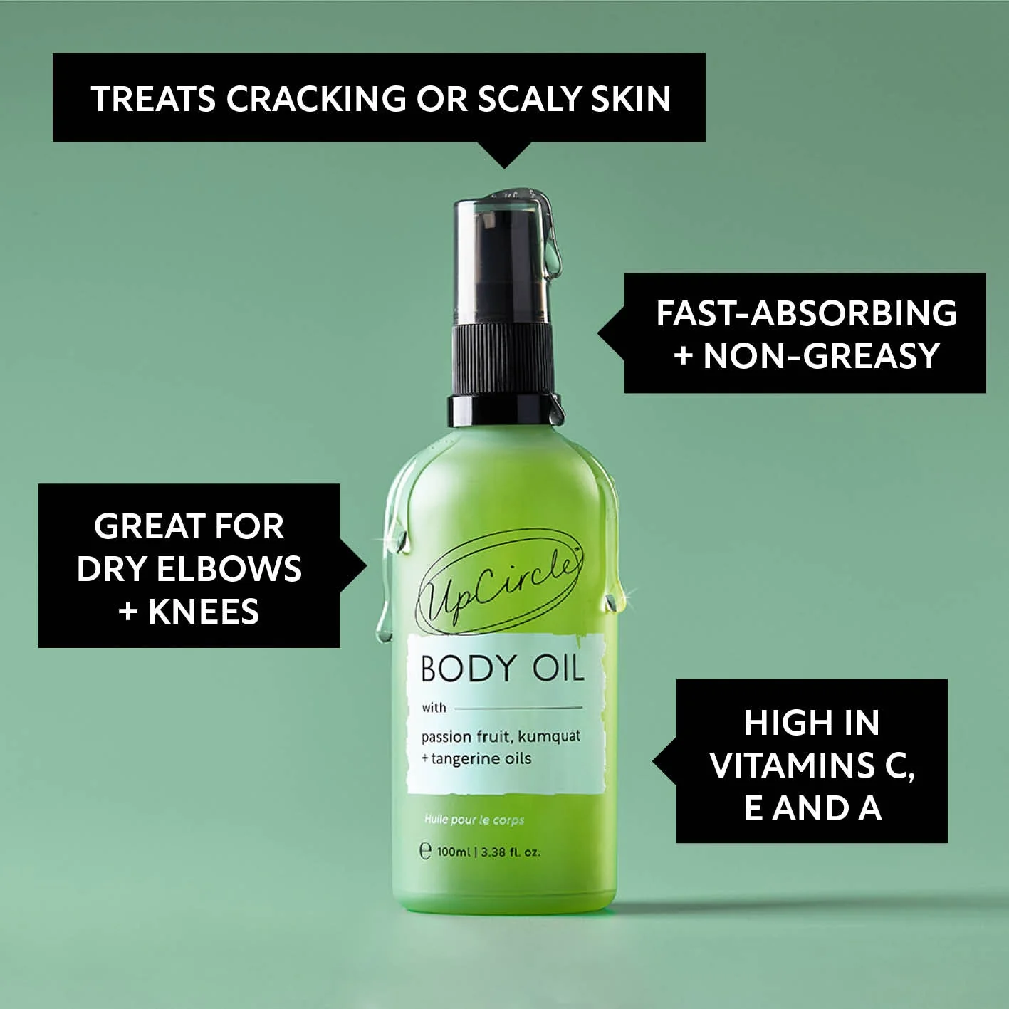 UpCircle Body Oil with Passion Fruit Oil - Image 5