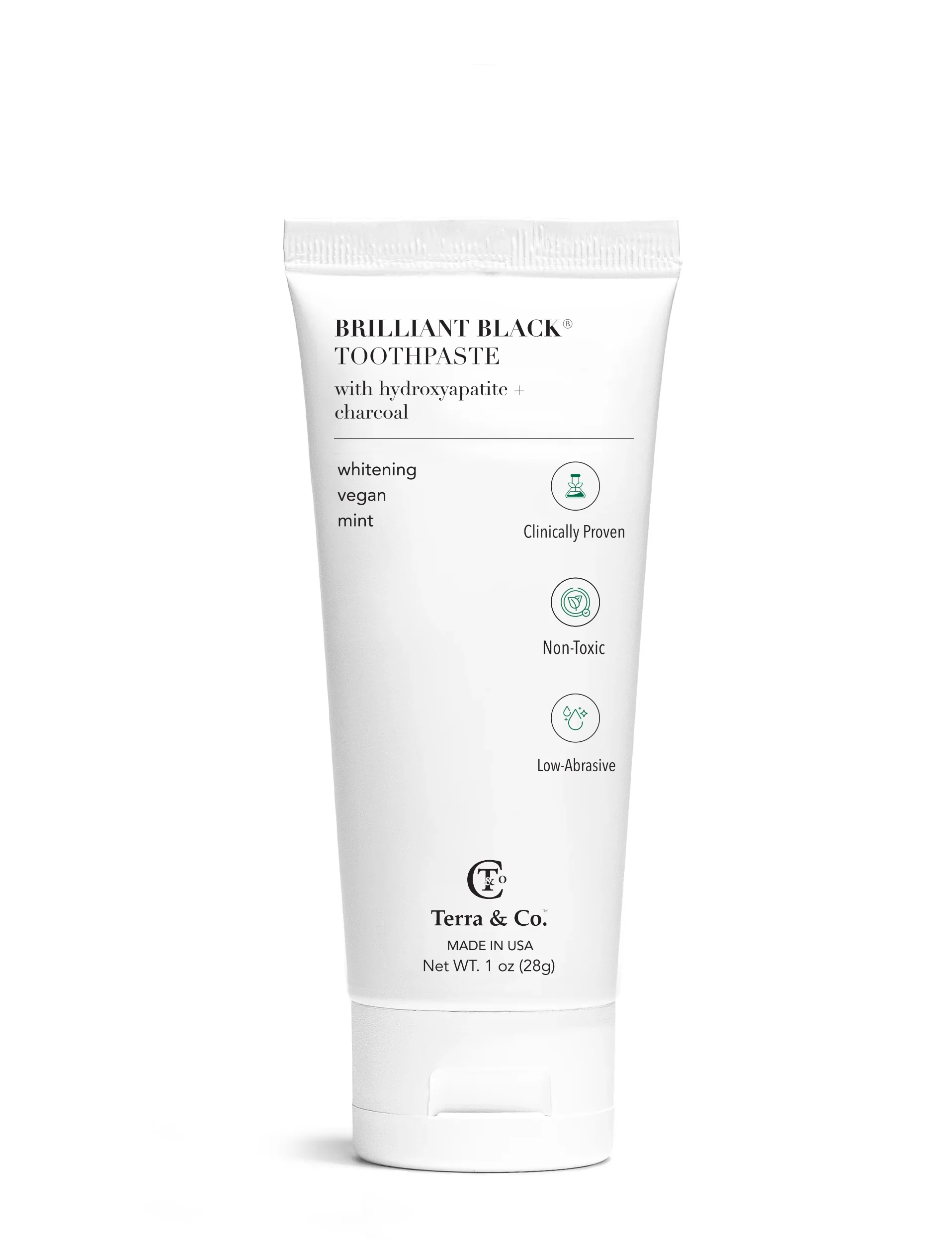 Terra & Co. Brilliant Black® Charcoal Whitening Fluoride-Free Toothpaste - Image 2
