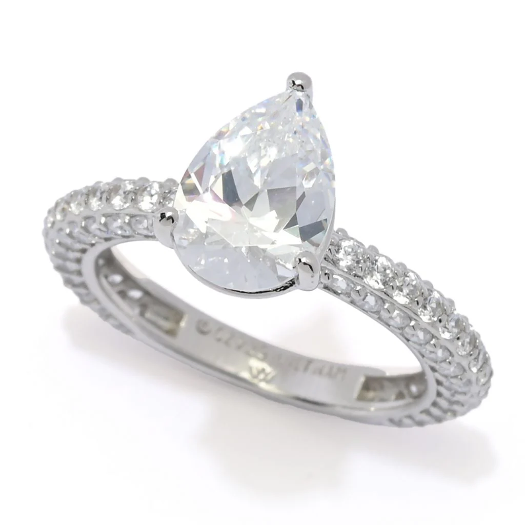 Brilliante Choice of Shape Simulated Diamond Solitaire Ring - Image 2