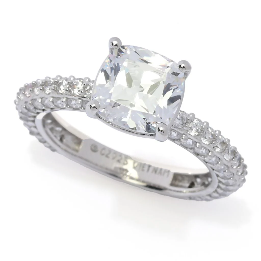 Brilliante Choice of Shape Simulated Diamond Solitaire Ring - Image 3