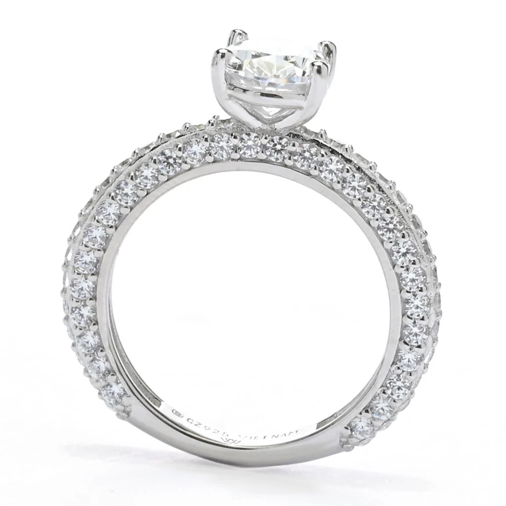Brilliante Choice of Shape Simulated Diamond Solitaire Ring - Image 4