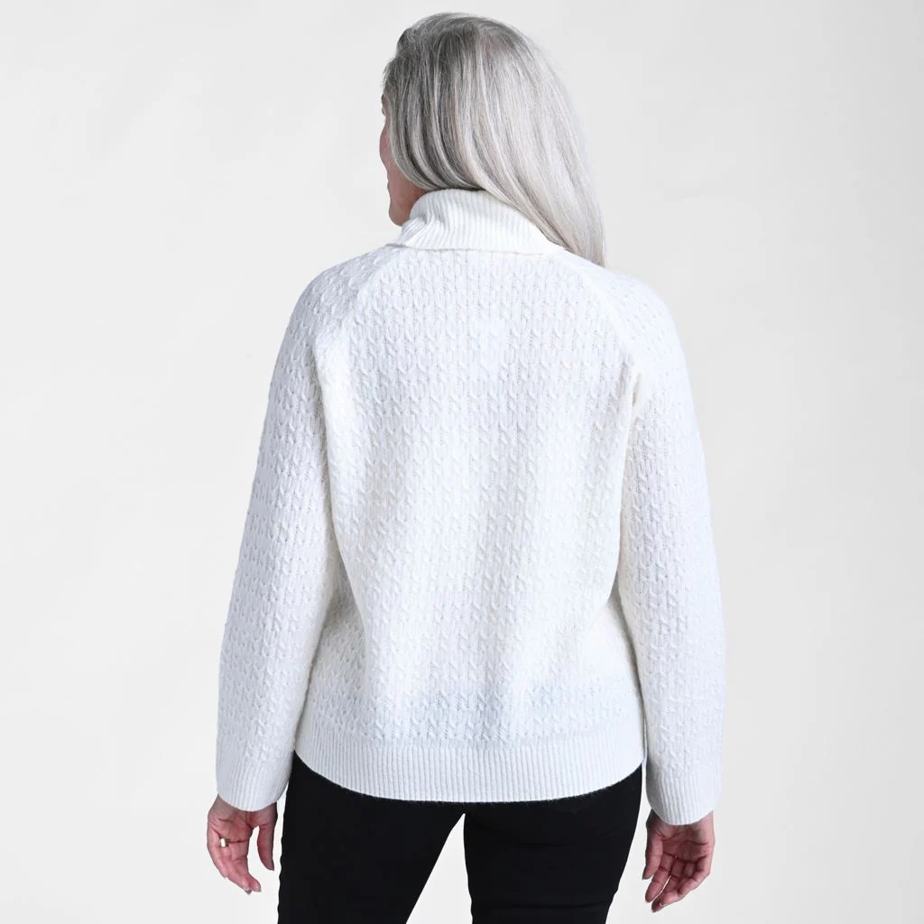 Christopher & Banks Cable Stitch Turtleneck Sweater - Image 5