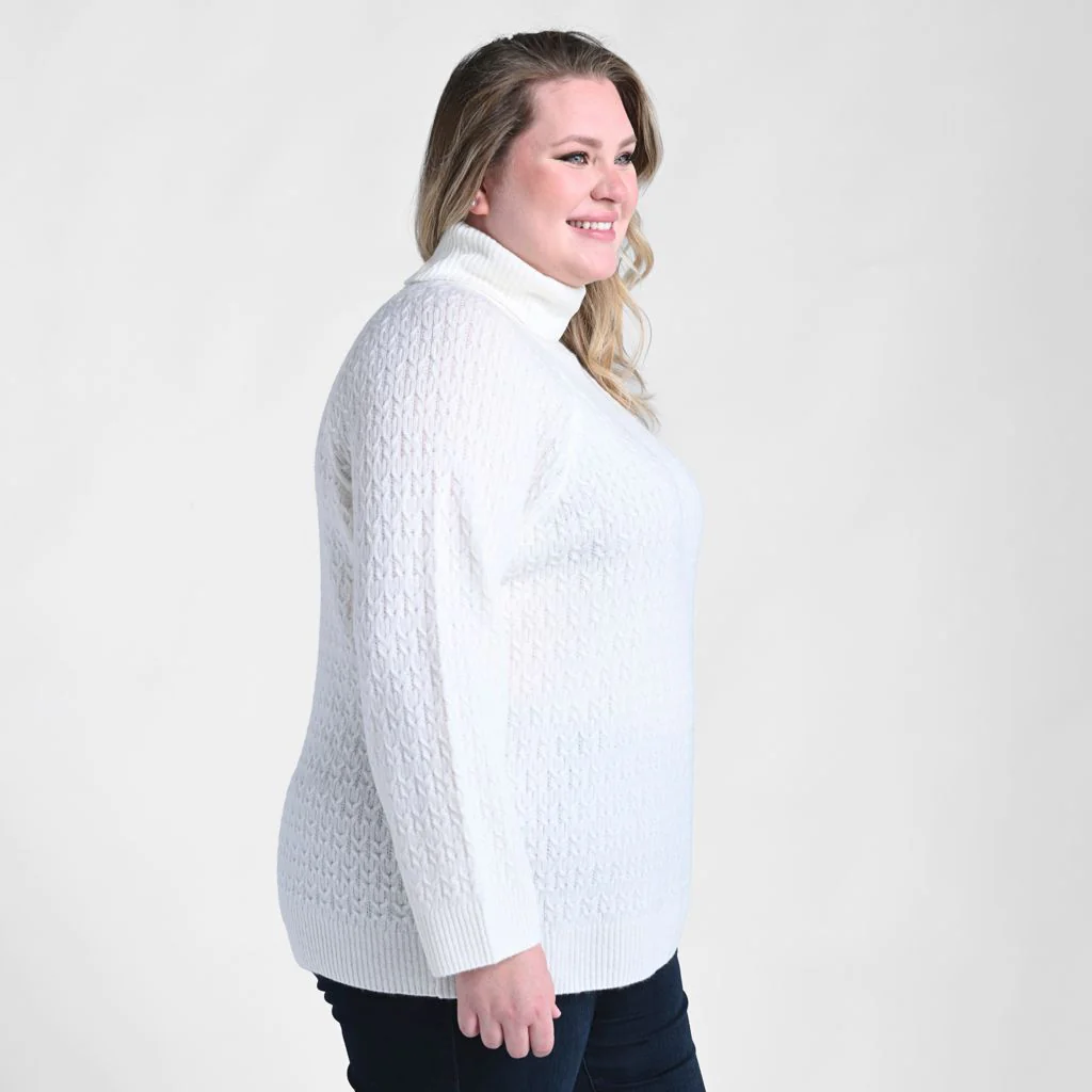 Christopher & Banks Cable Stitch Turtleneck Sweater - Image 8