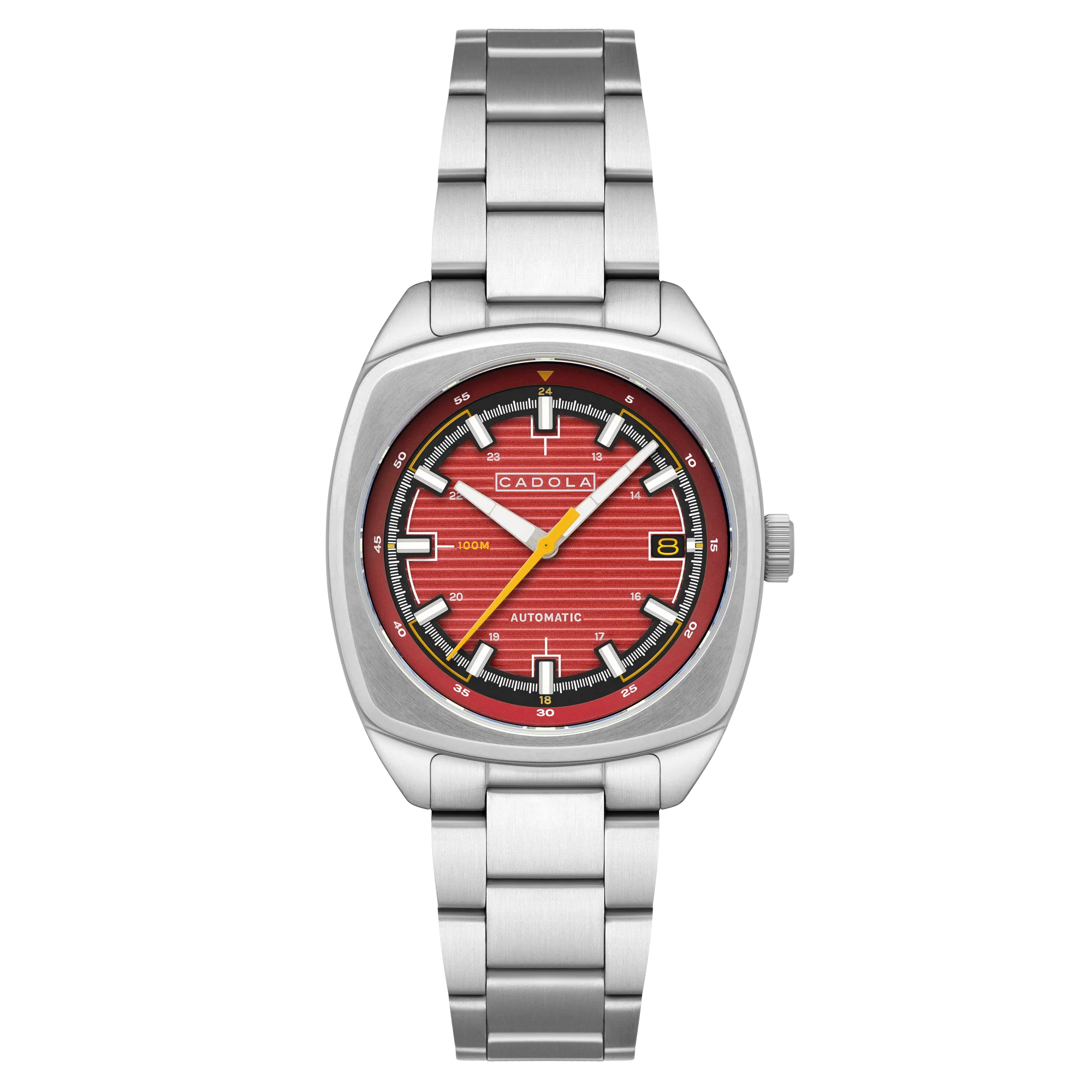 Cadola Men's 38mm Buxton Automatic Stainless Steel Bracelet Watch - Image 2