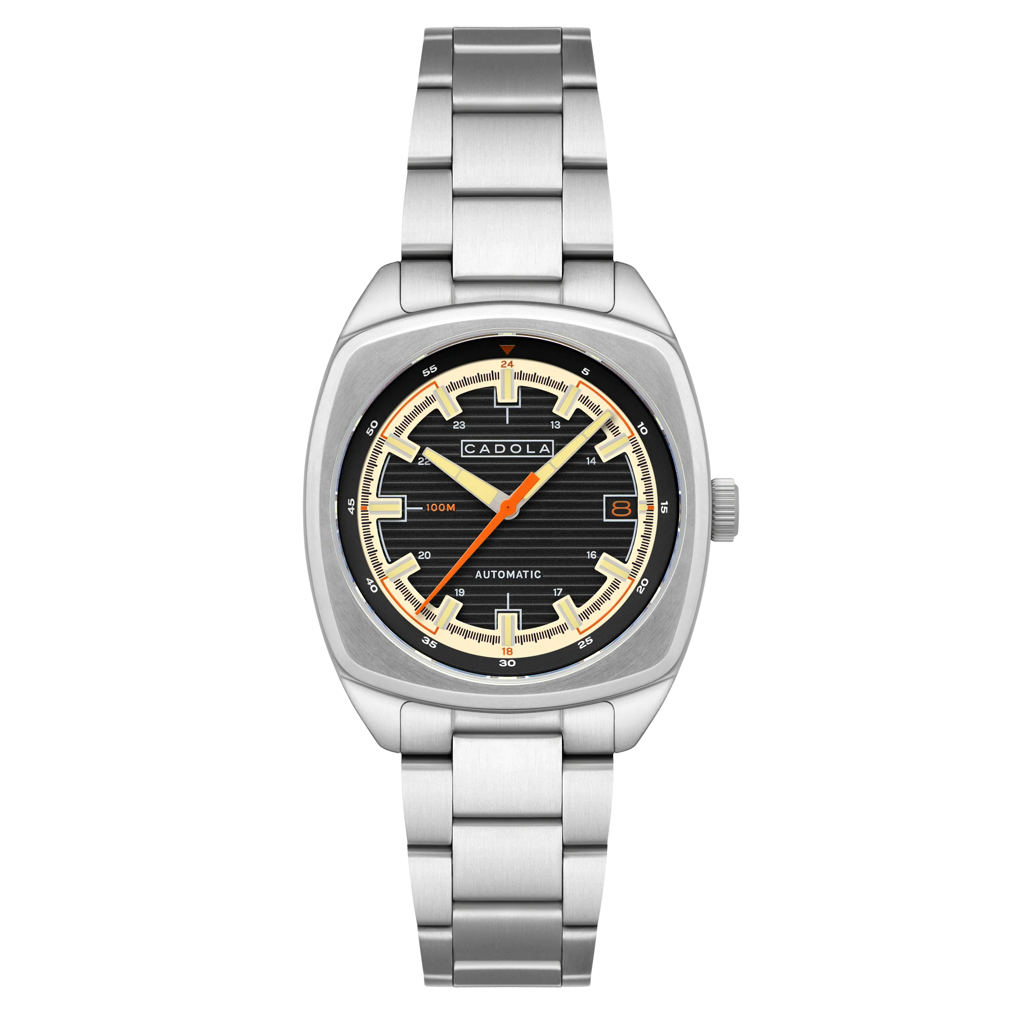 Cadola Men's 38mm Buxton Automatic Stainless Steel Bracelet Watch - Image 3