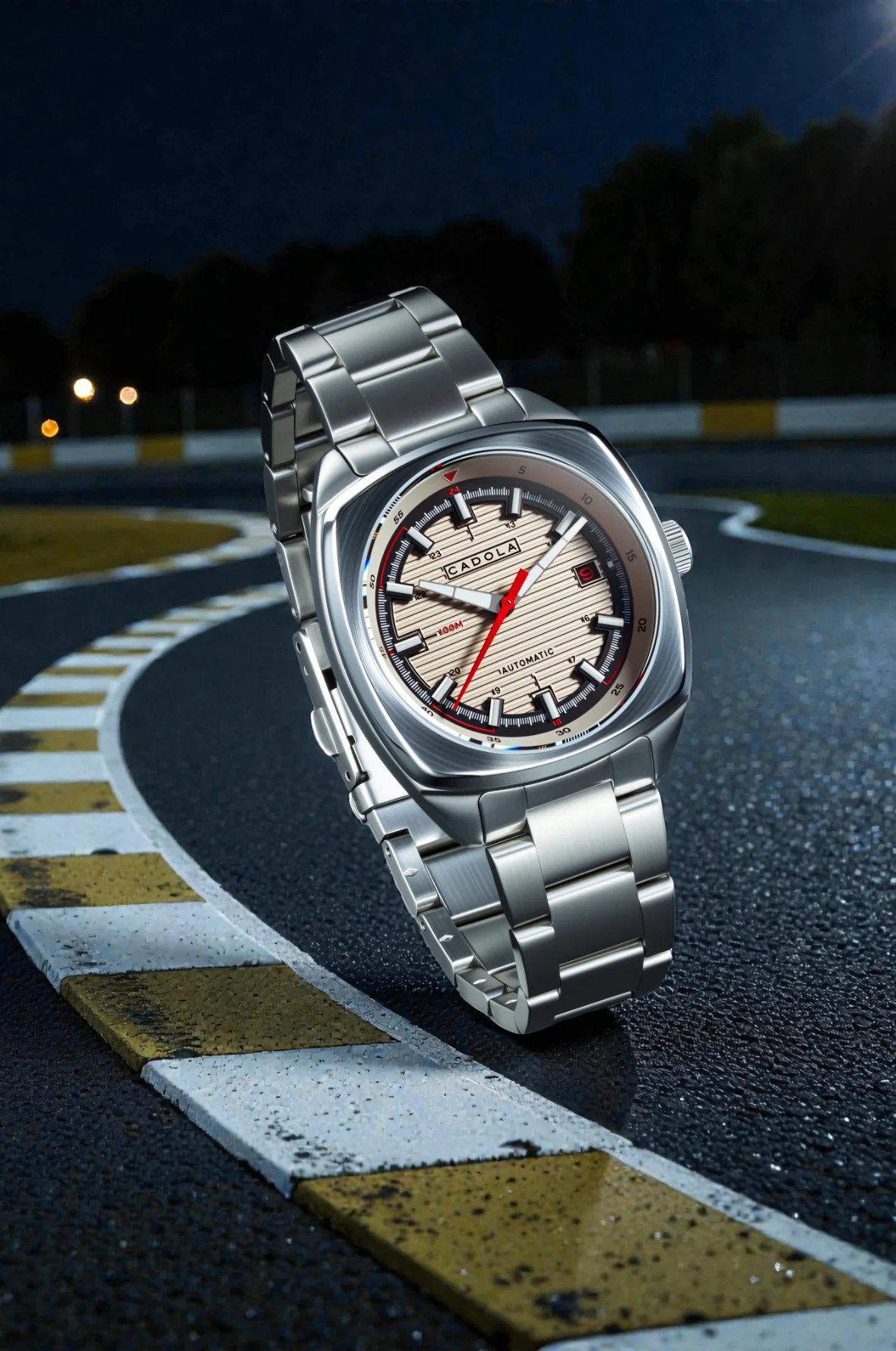 Cadola Men's 38mm Buxton Automatic Stainless Steel Bracelet Watch - Image 7