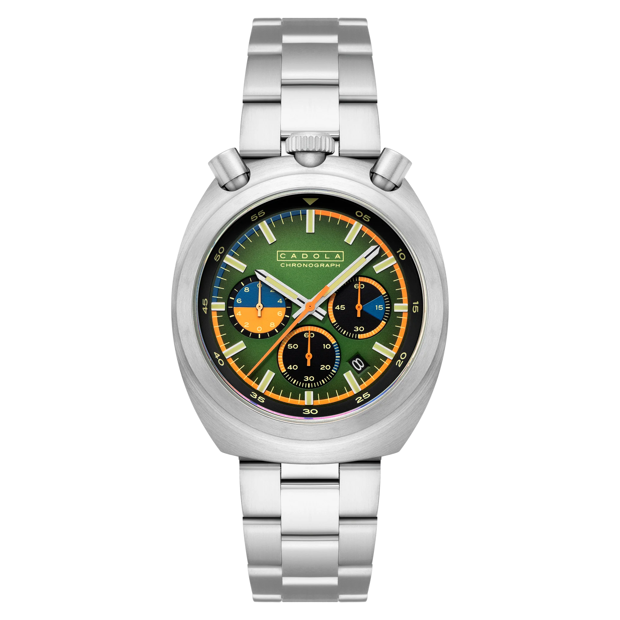 Cadola Men's 42mm Testa Di Toro Quartz Chronograph Bracelet Watch - Image 4