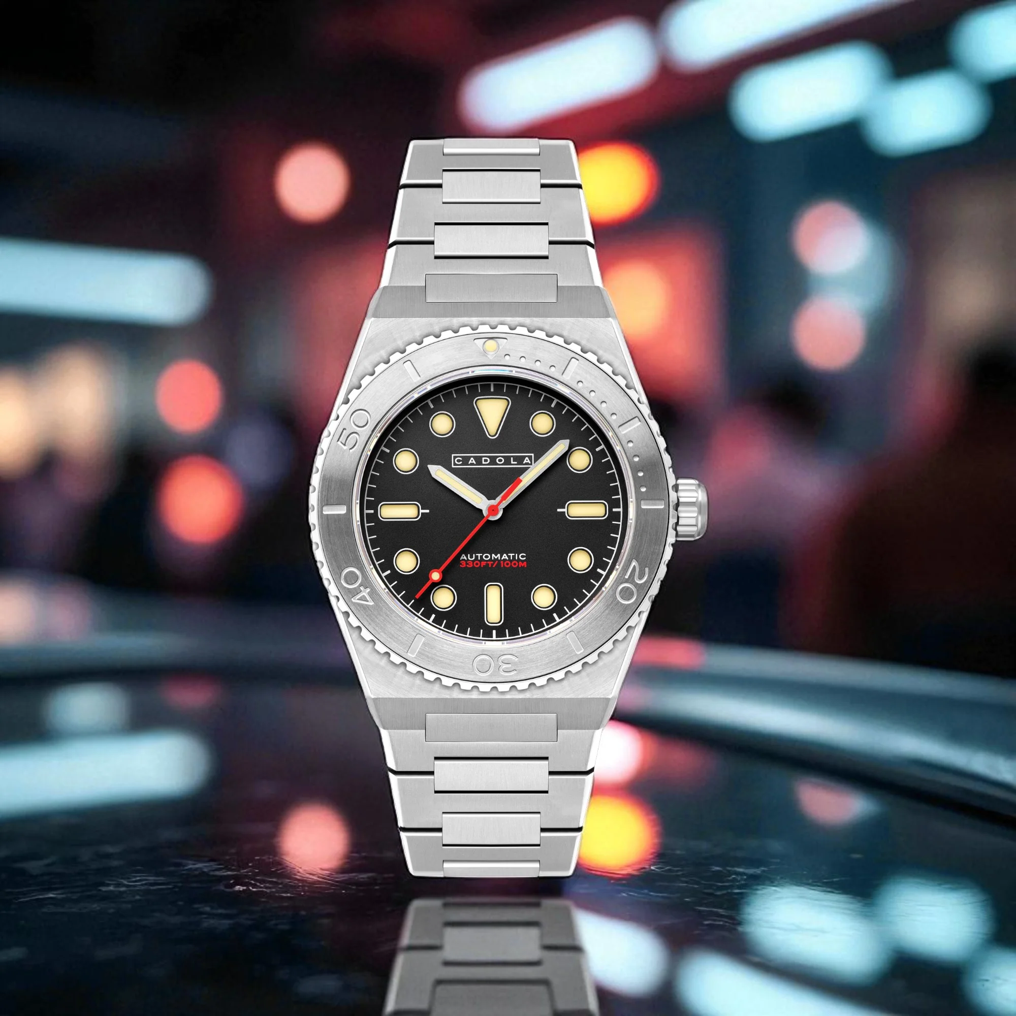 Cadola Men's 44mm Farina Automatic Bracelet Watch - Image 7
