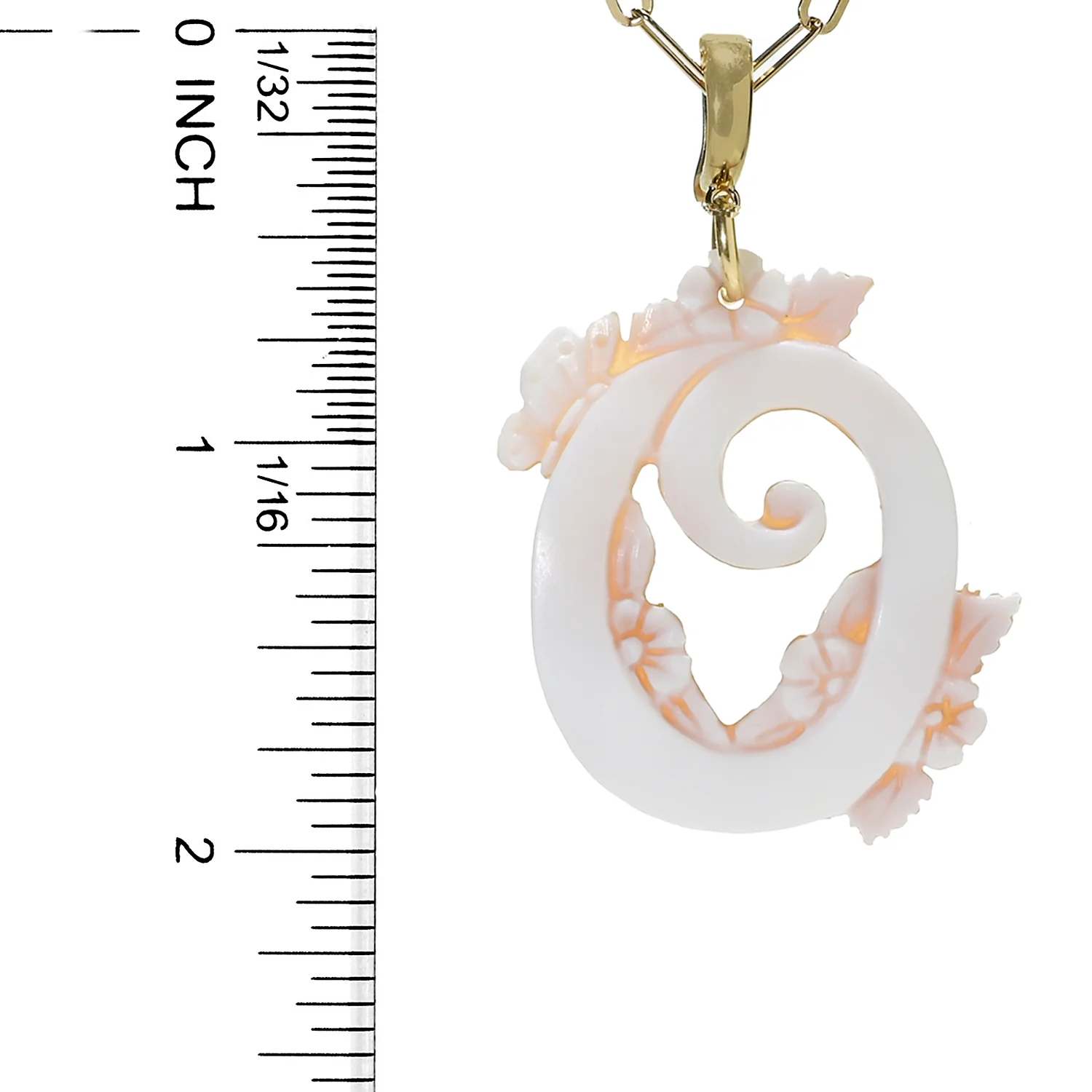 Cameo Italiano 18K Gold Plated Cameo Initial Pendant - Image 14