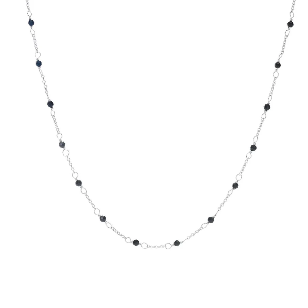 Cameo Italiano "Elements" Black Onyx Station Choice of Length Necklace - Image 2