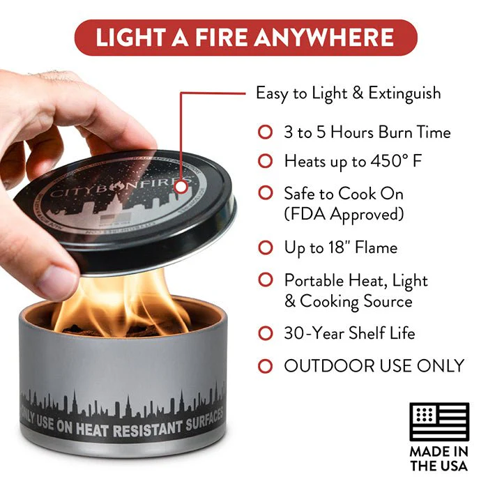 City Bonfire Portable Fire Pit - Image 5