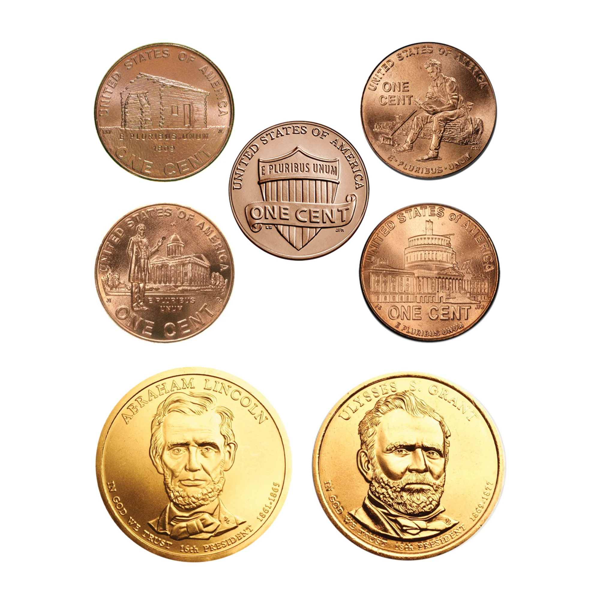 12-Piece Civil War Collection Coin & Stamp Set - Image 4