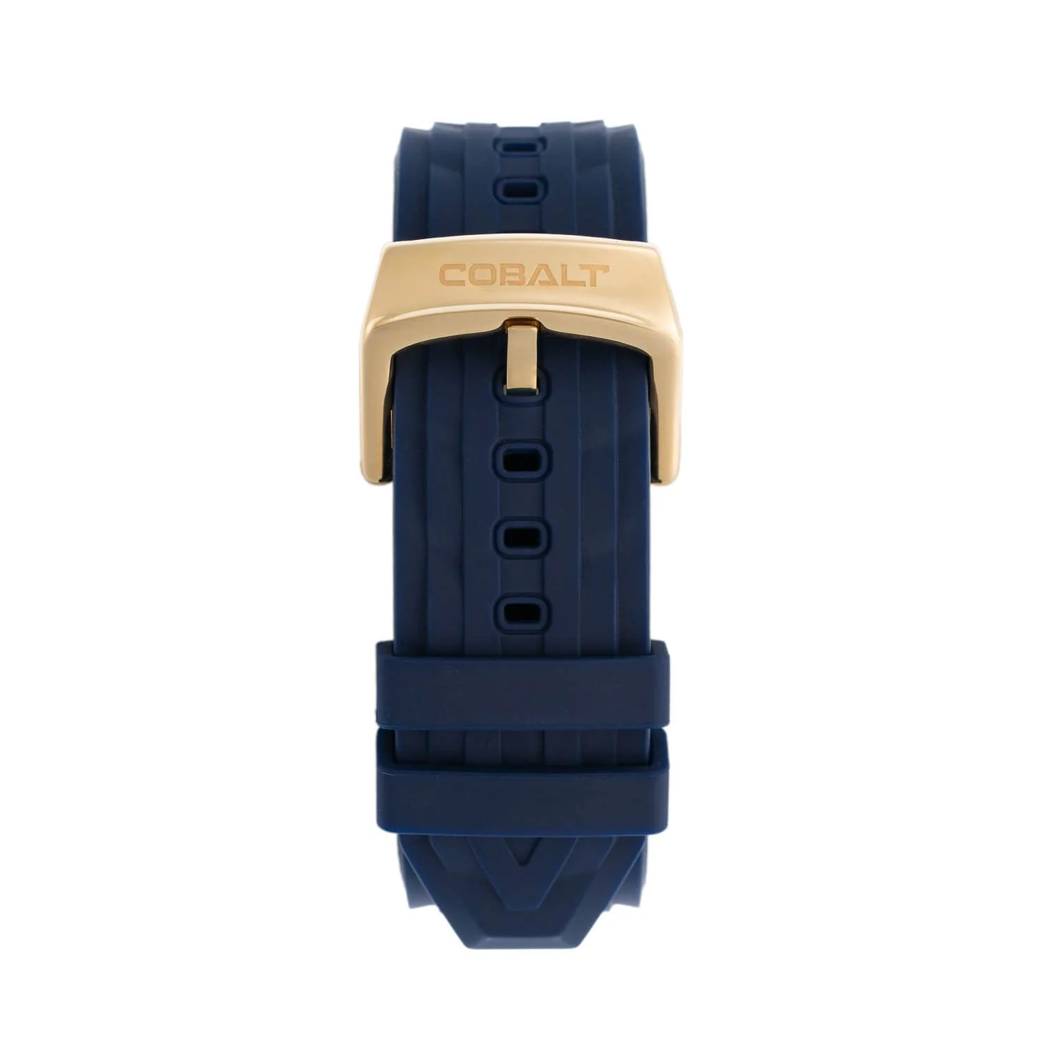 Cobalt Men's 51mm Airborne Quartz Chronograph Silicone Strap Watch - Blue - Image 4