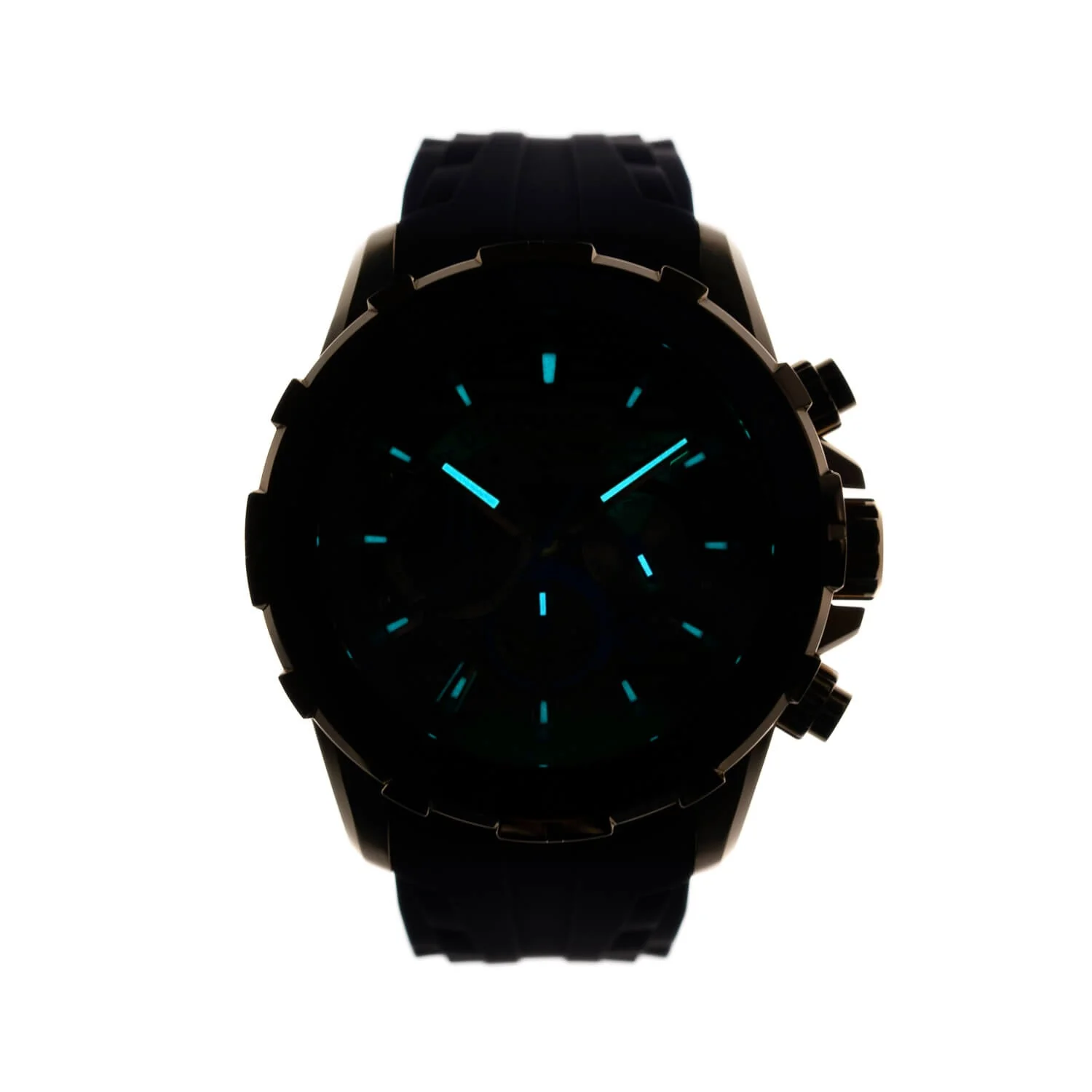 Cobalt Men's 51mm Airborne Quartz Chronograph Silicone Strap Watch - Blue - Image 6
