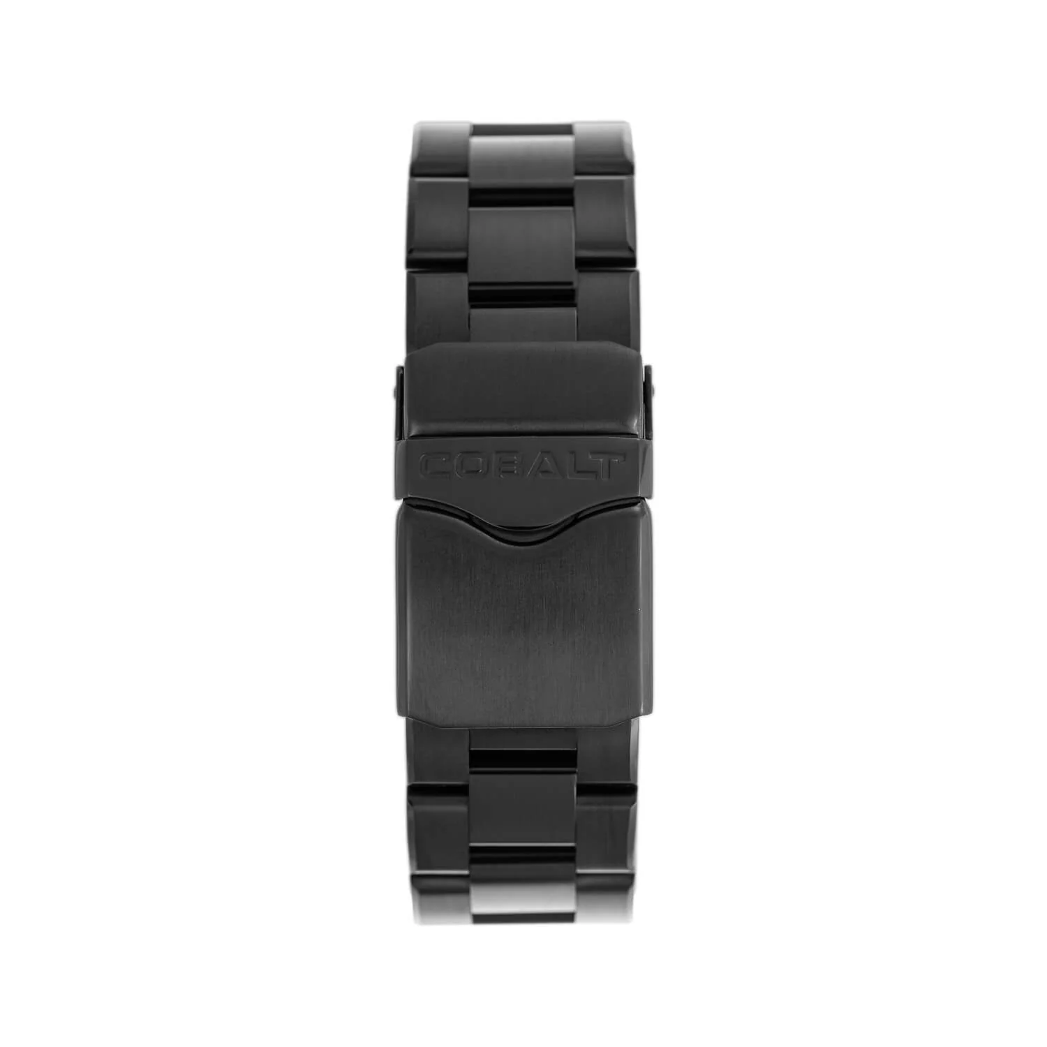 Cobalt Men's 46mm Code-X Quartz Chronograph Bracelet Watch - Black - Image 4