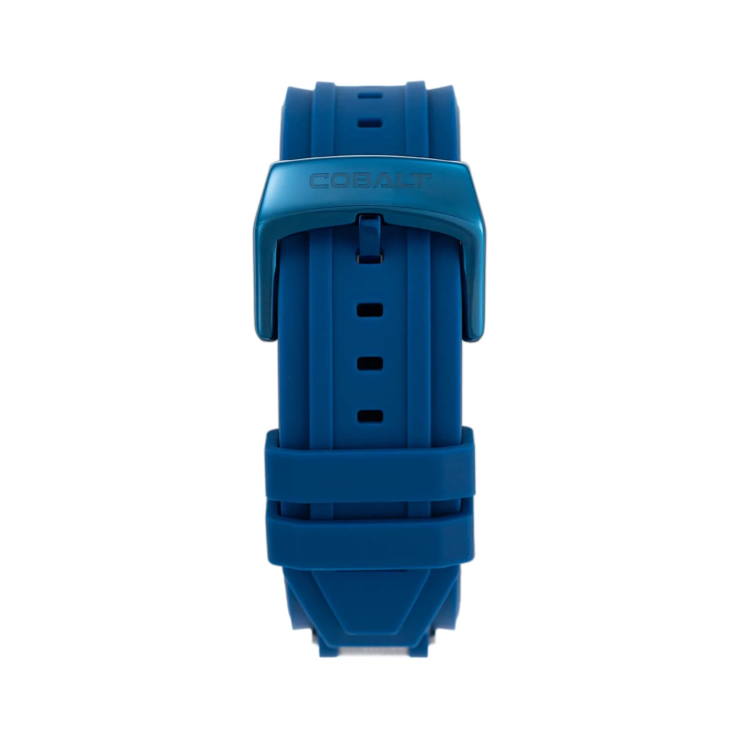 Cobalt Men's 52mm Striker Quartz Chronograph Silicone Strap Watch - Blue - Image 4