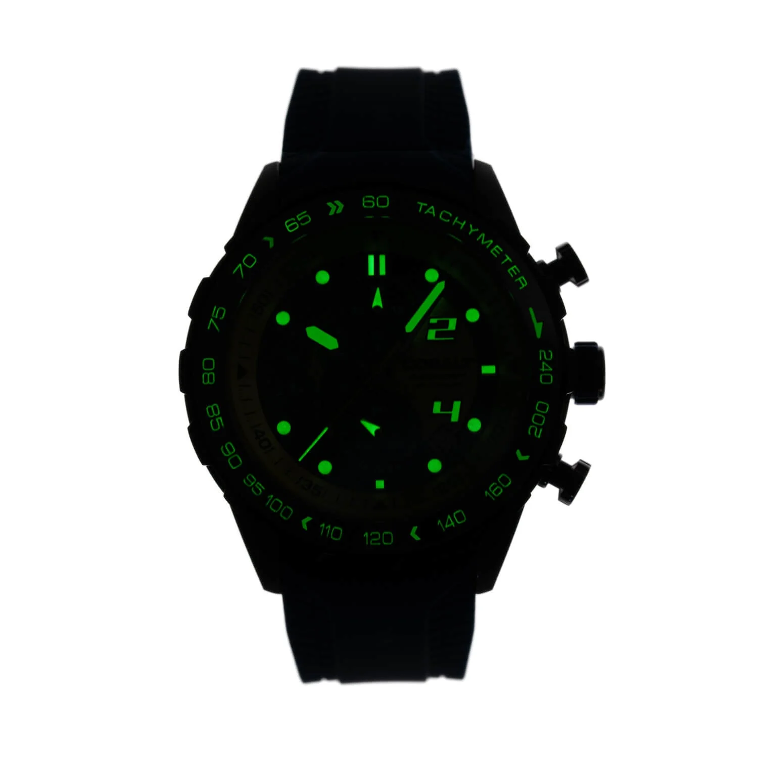 Cobalt Men's 48mm Torque Quartz Chronograph Abalone Strap Watch - Iridescent - Image 6