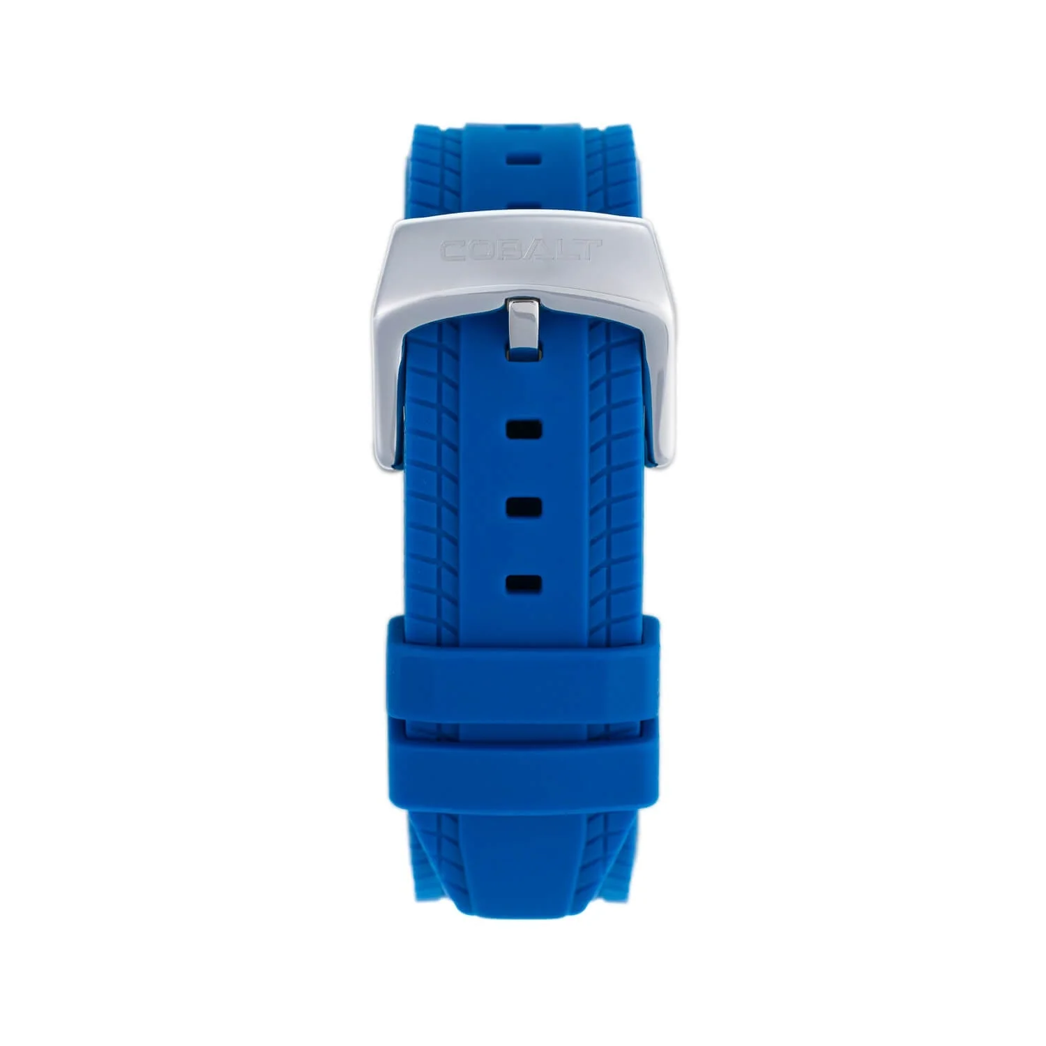 Cobalt Men's 48mm Torque Quartz Chronograph Silicone Strap Watch - Blue - Image 4