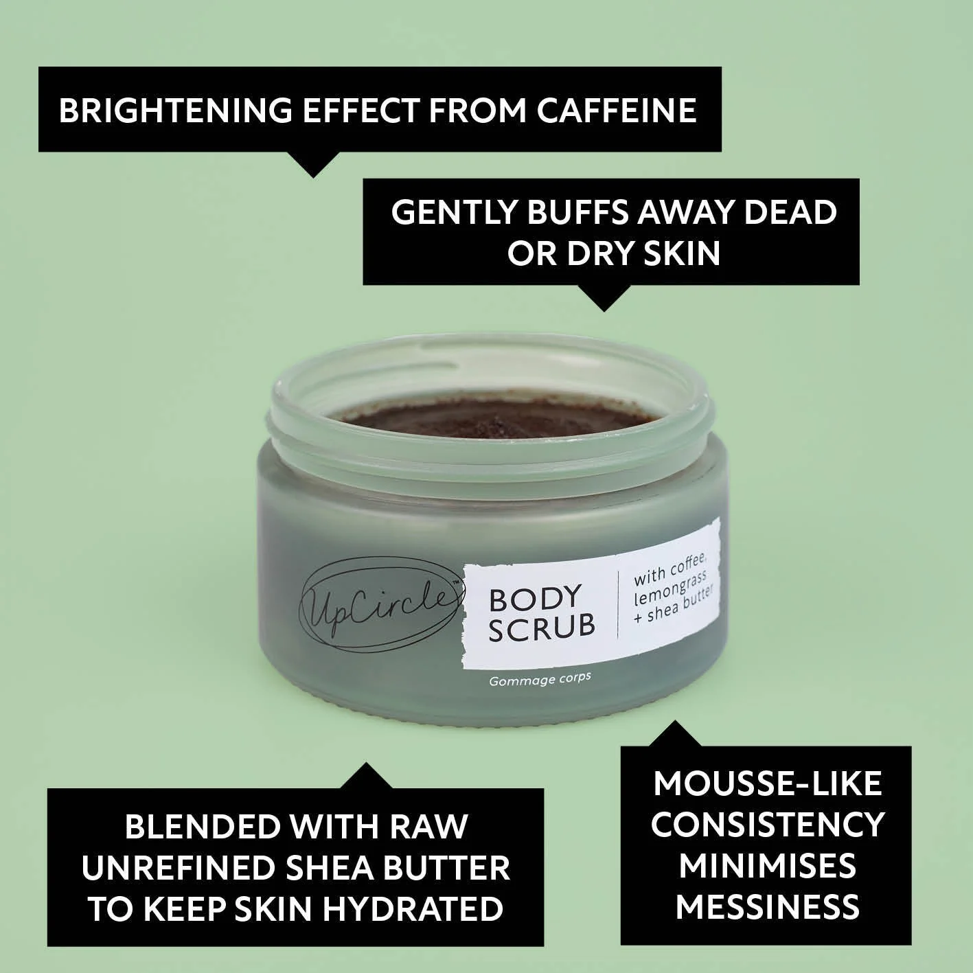 UpCircle Coffee Body Scrub with Lemongrass - Image 6