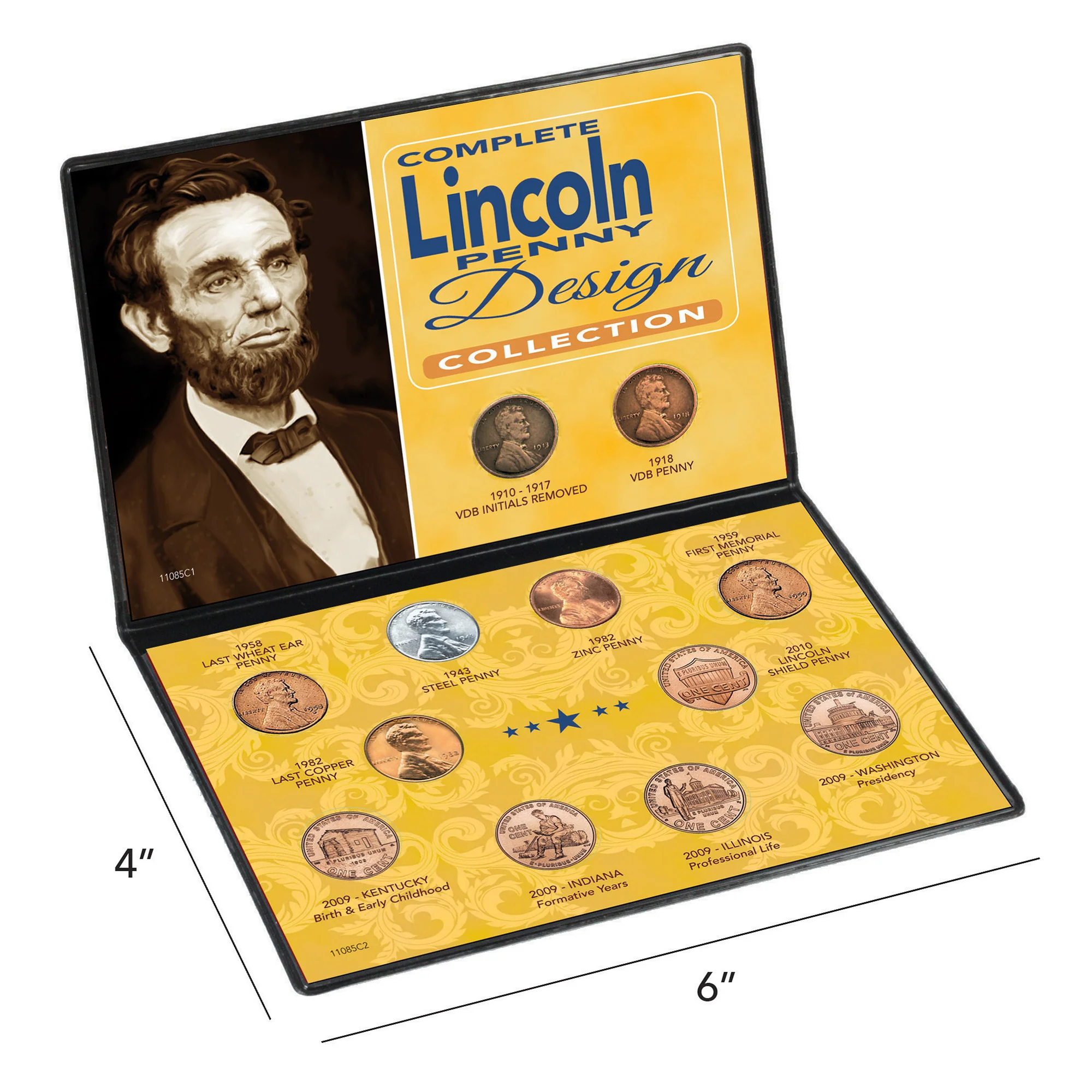 12-Piece Lincoln Penny Design Coin Collection - Image 4
