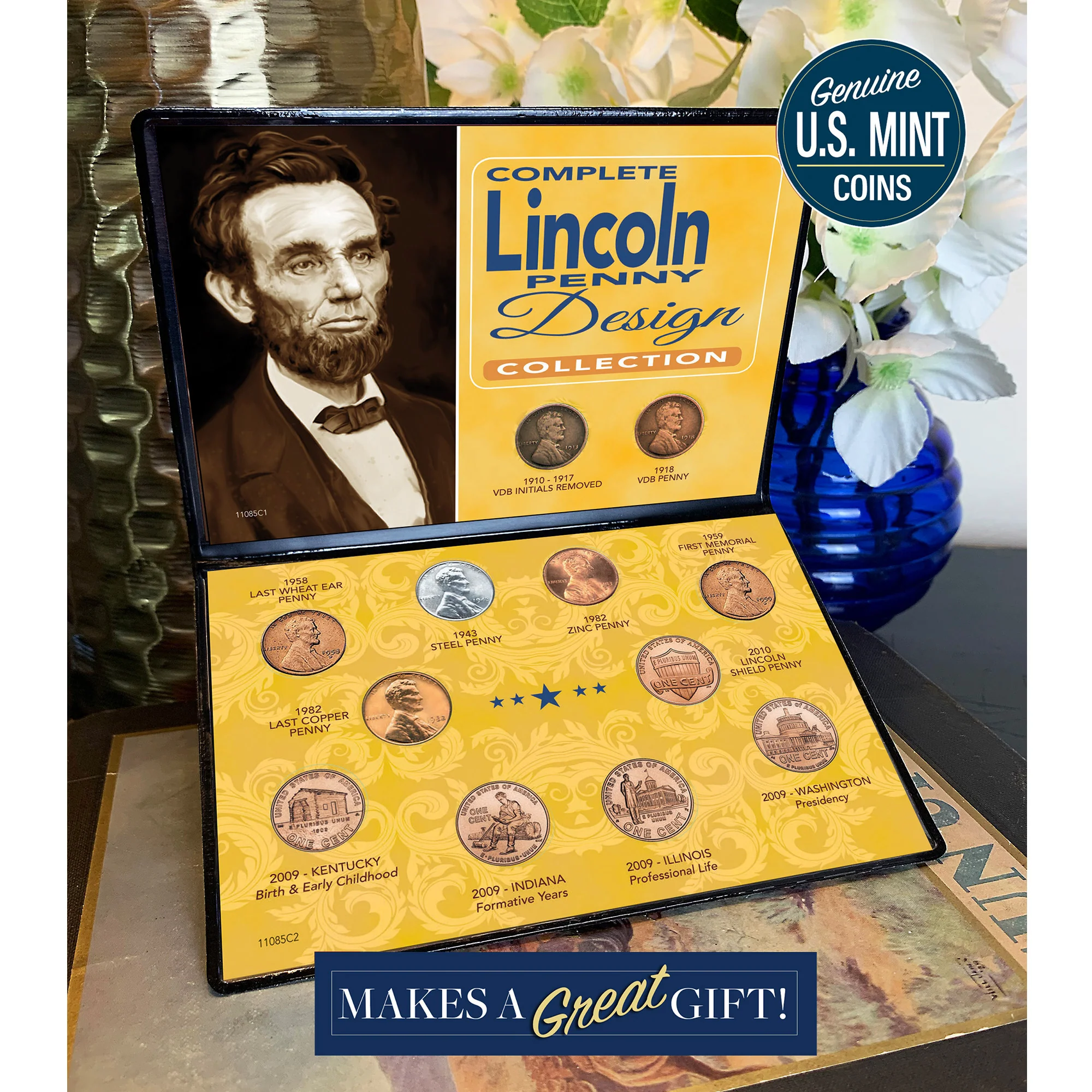 12-Piece Lincoln Penny Design Coin Collection - Image 6
