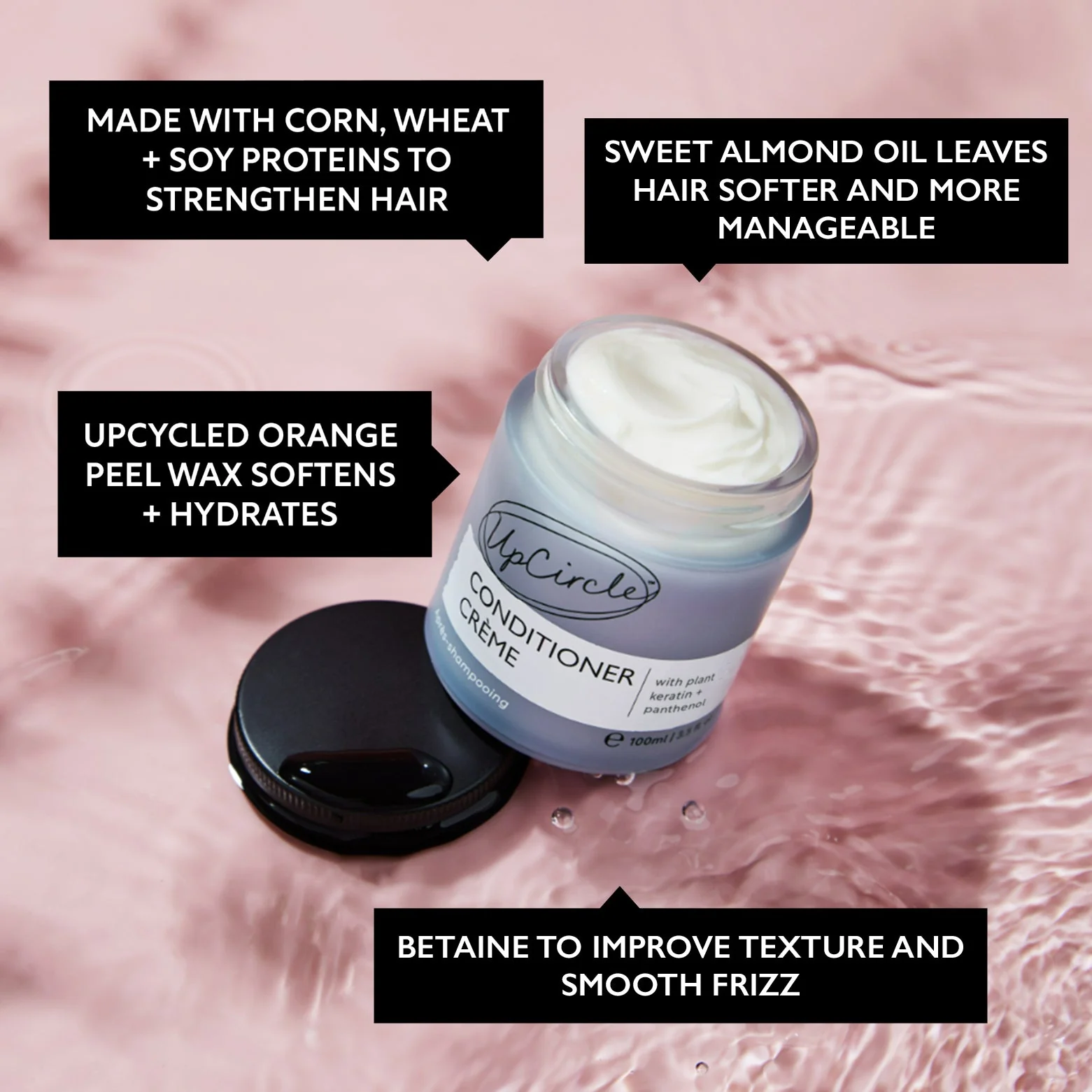 UpCircle Conditioner Crème with Plant Keratin & Panthenol - Image 6