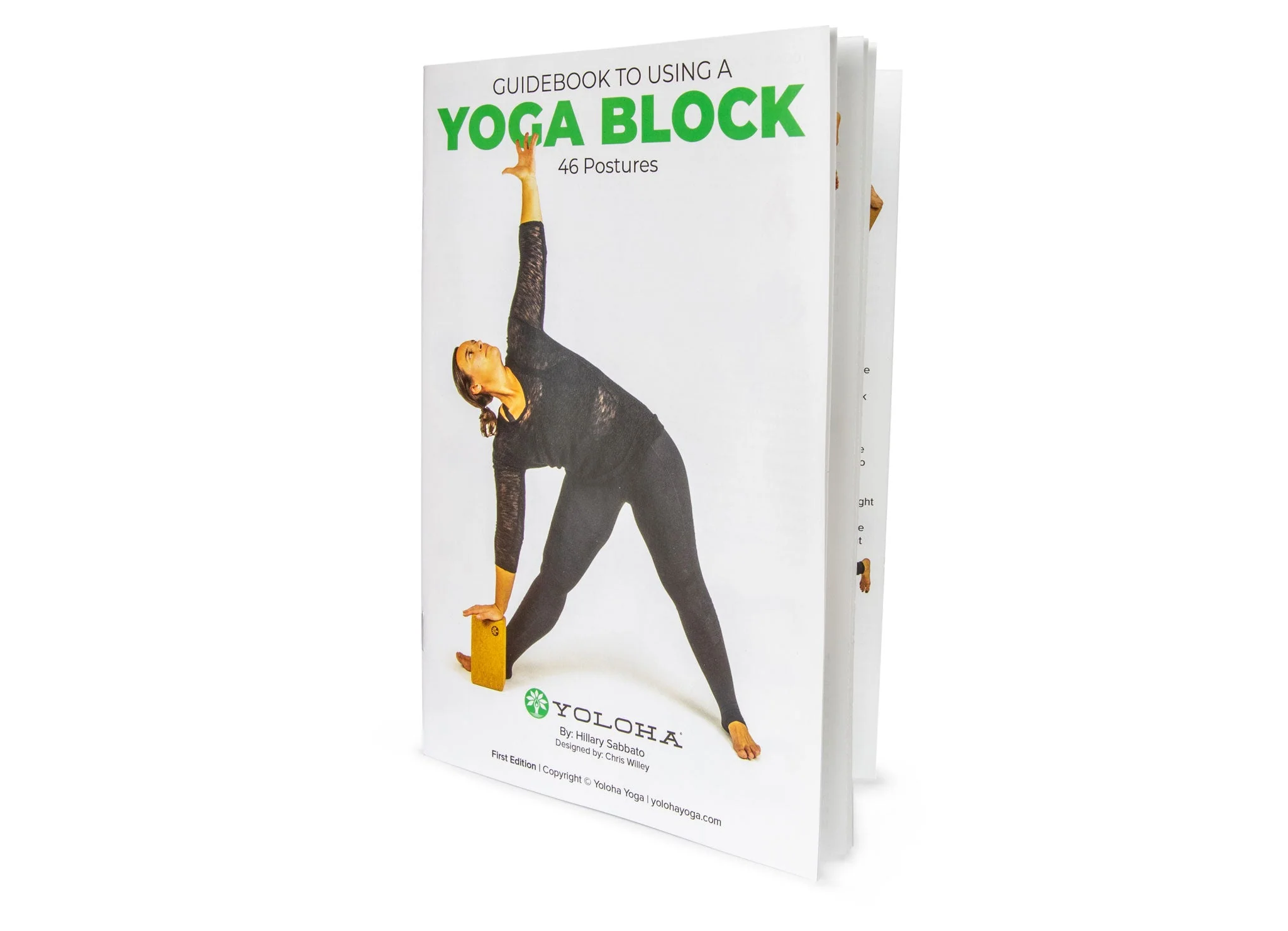 Yoloha Yoga Cork Yoga Block Set with Guidebook - Image 4