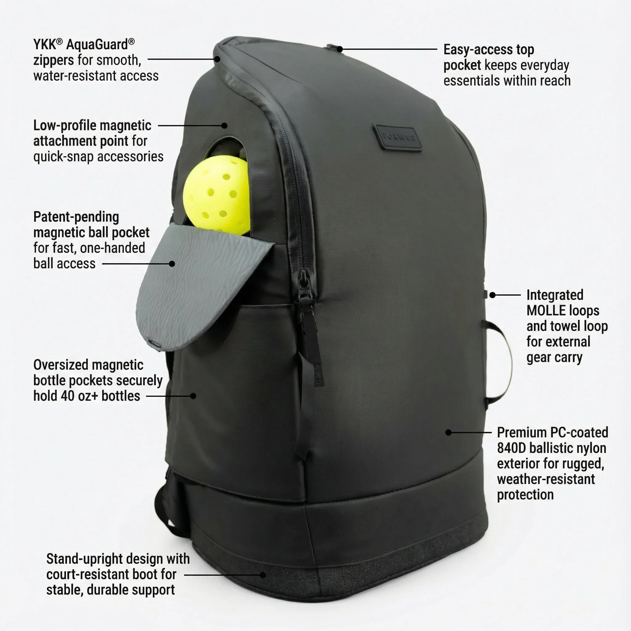 FORWRD Court Caddy Pickleball Bag - Image 4