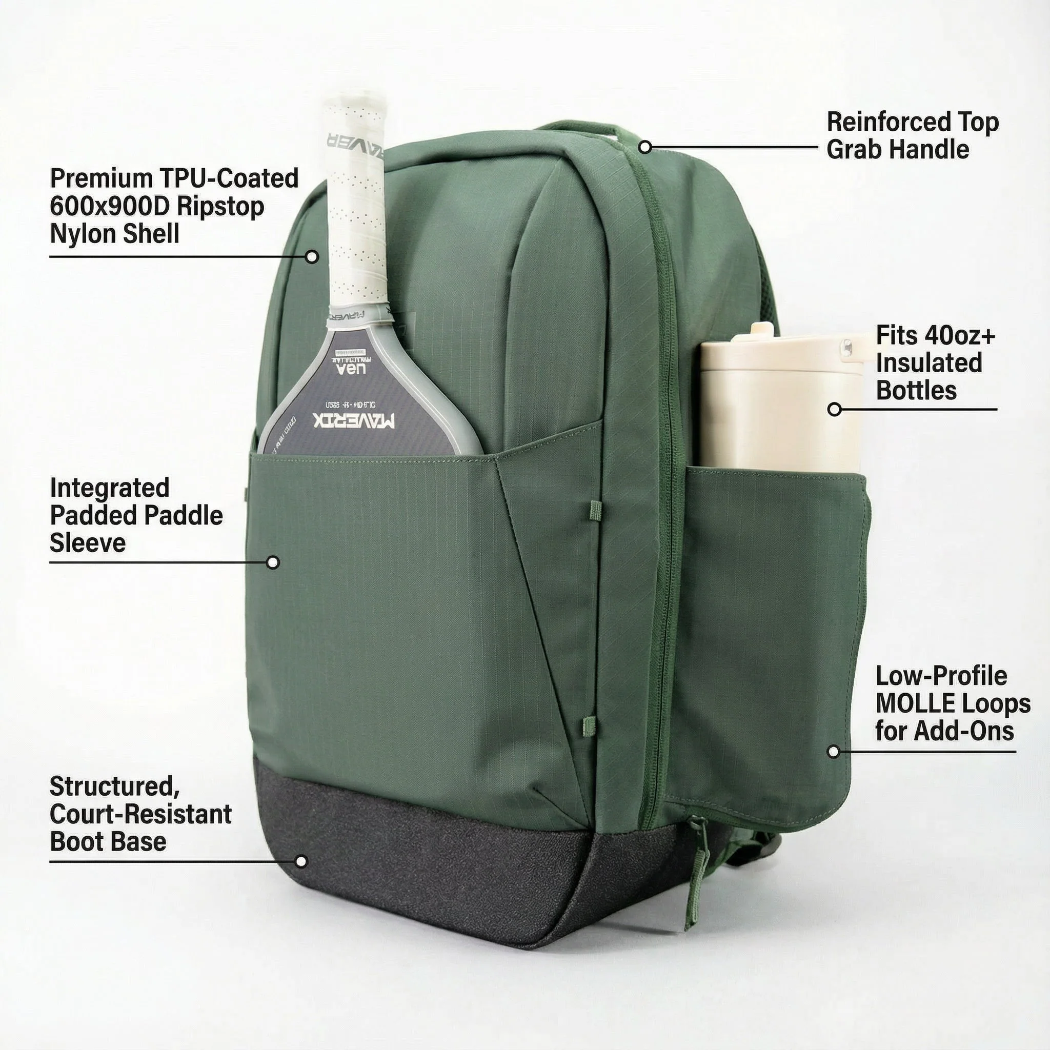 FORWRD Court Ranger Pickleball Backpack - Image 3