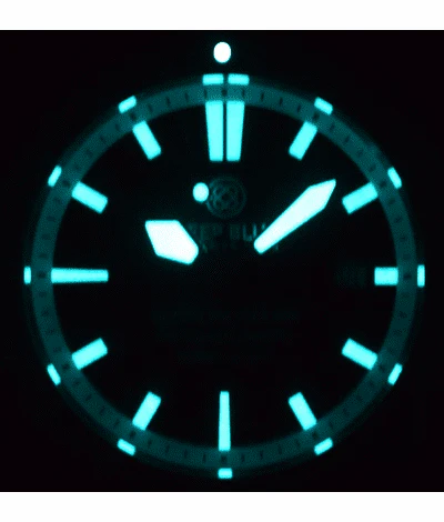 Deep Blue 40mm Ocean Master 500 Swiss Automatic Stick Marker Jubilee Bracelet - Image 3