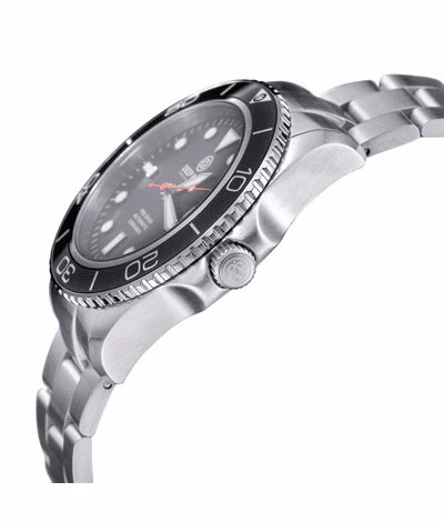 Deep Blue 42mm Pro Diver 200 Automatic Bracelet Watch - Image 5