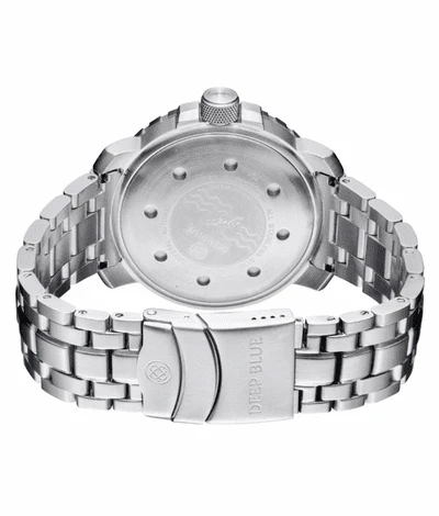 Deep Blue 46mm Daynight Ops Pro Automatic MOP Dial Tritium Bracelet Watch - Image 2